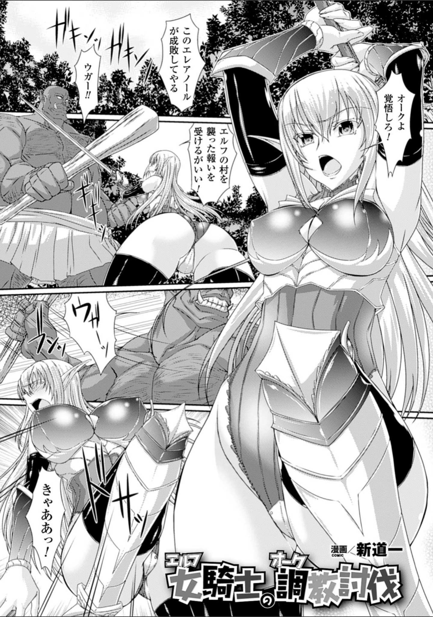 「二次元コミックマガジン オークのための女騎士対策マニュアル Vol.1」（松波留美） 試し読み 15ページ目
