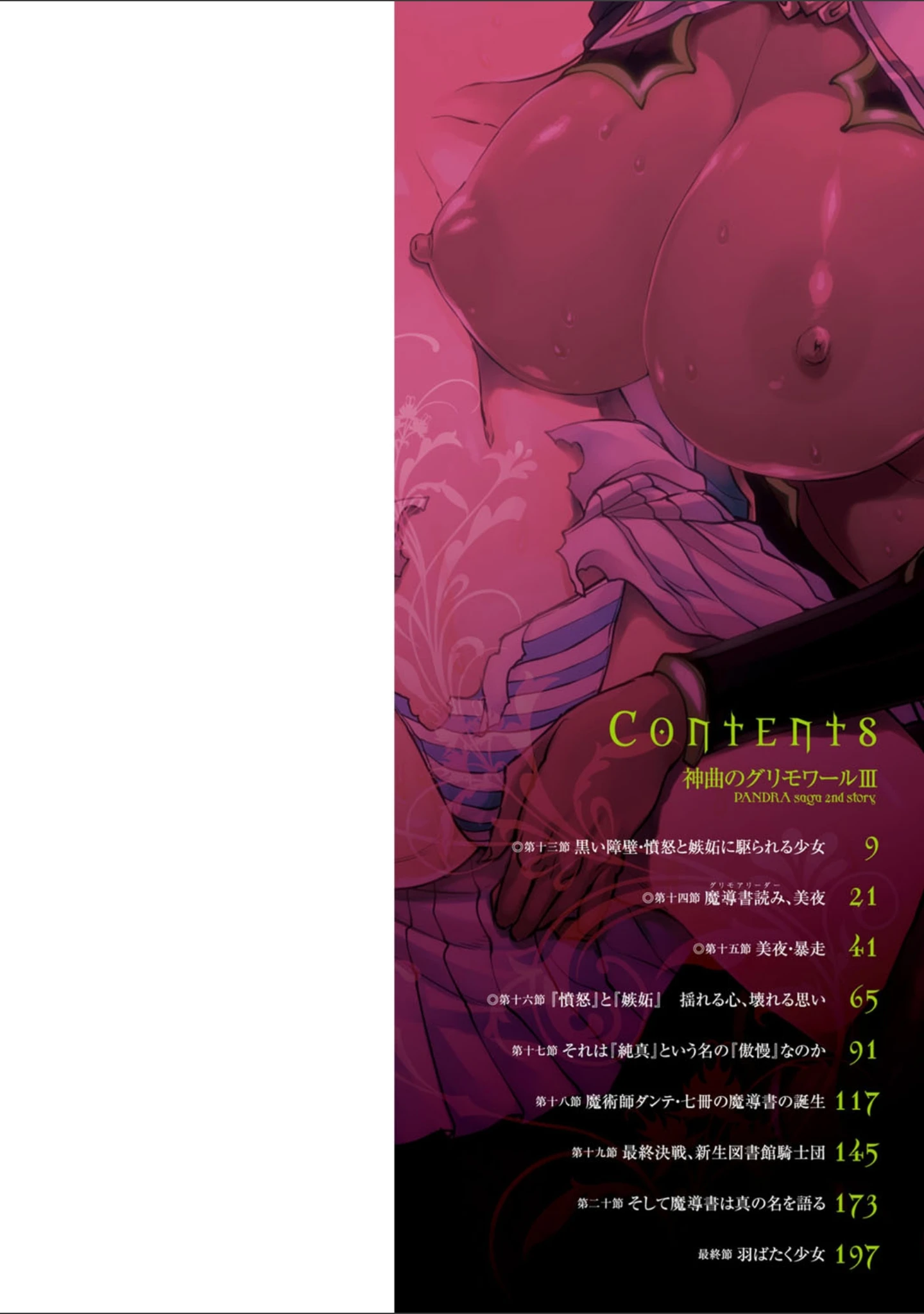 「神曲のグリモワール―PANDRA saga 2nd story―3 小冊子付特装版【総勢25名による64ページ豪華アンソロジー付】」（エレクトさわる） 試し読み 2ページ目