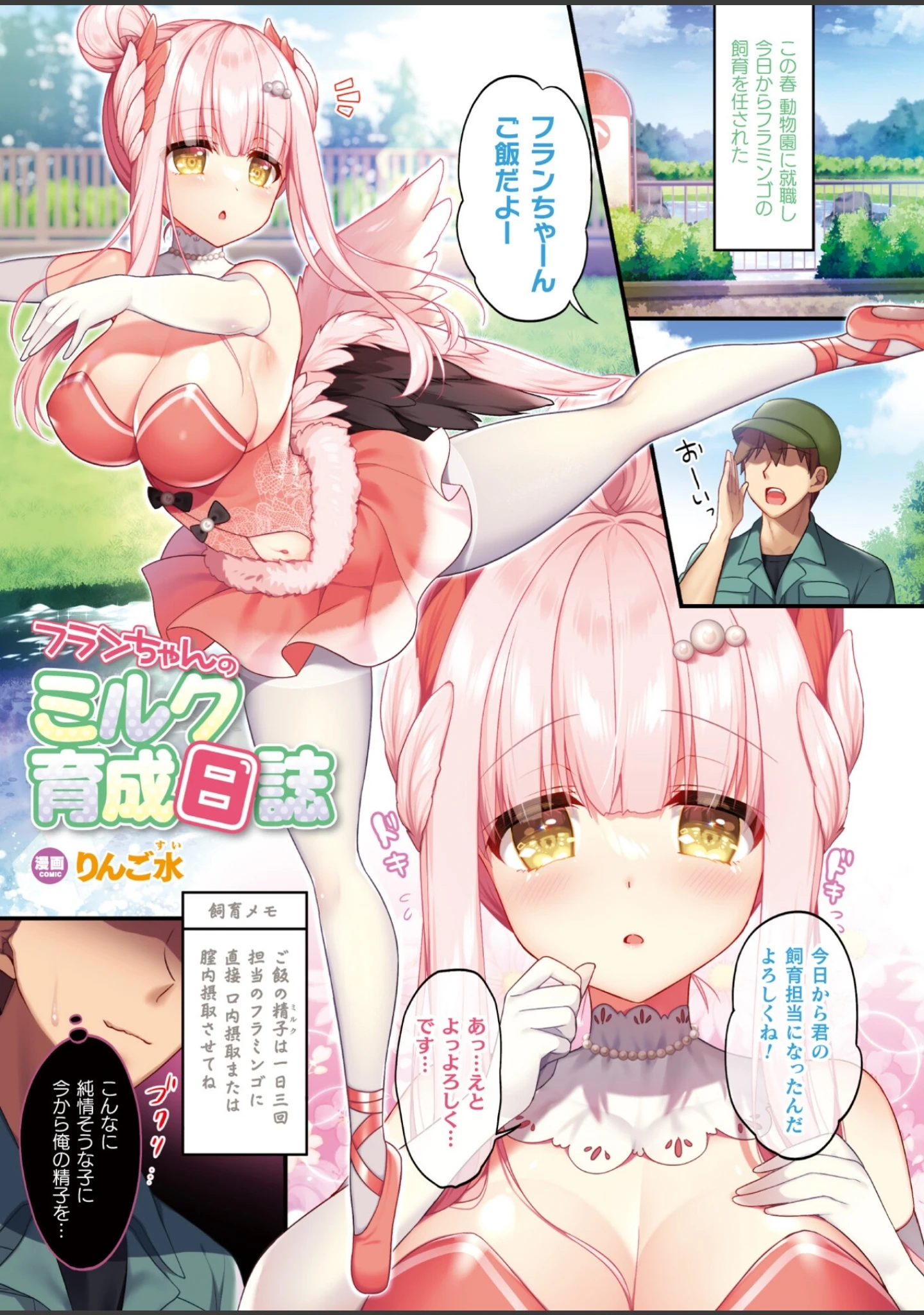 「別冊コミックアンリアル カラーコミックコレクション 9 ワイド」（りんご水） 試し読み 4ページ目
