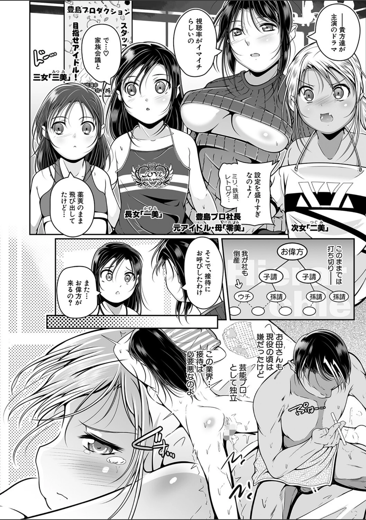 「娘と母の穴比べ」（冬嗣） 試し読み 3ページ目