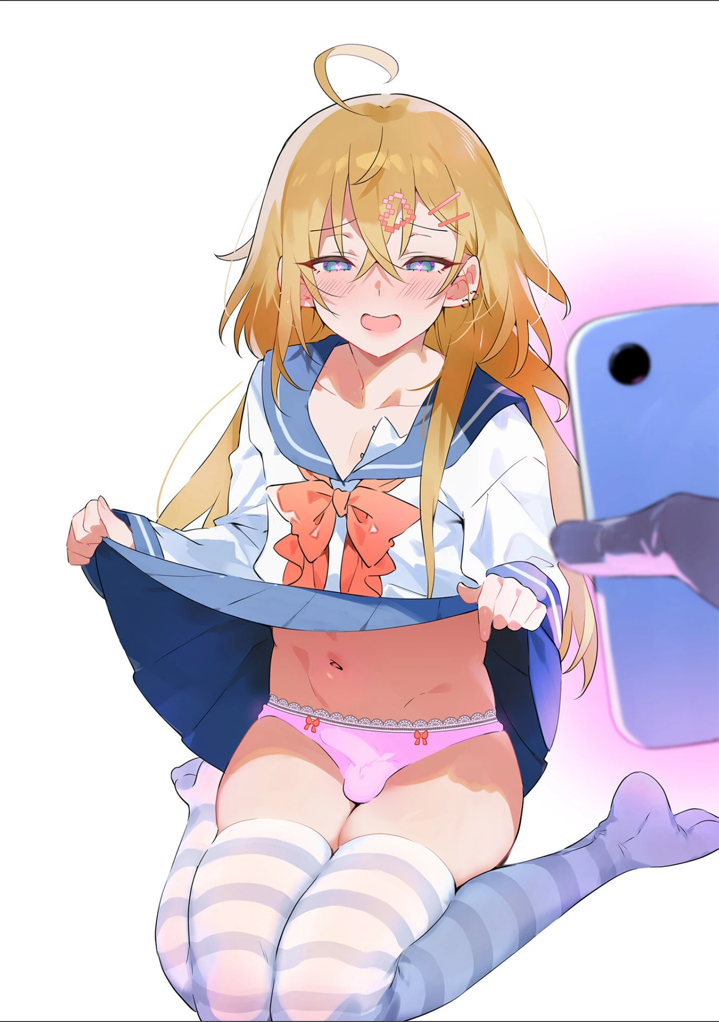 「男の娘・れくしょんッ！S AD 催淫掛けられ男の娘！！」（四角いくろ丸） 試し読み 2ページ目