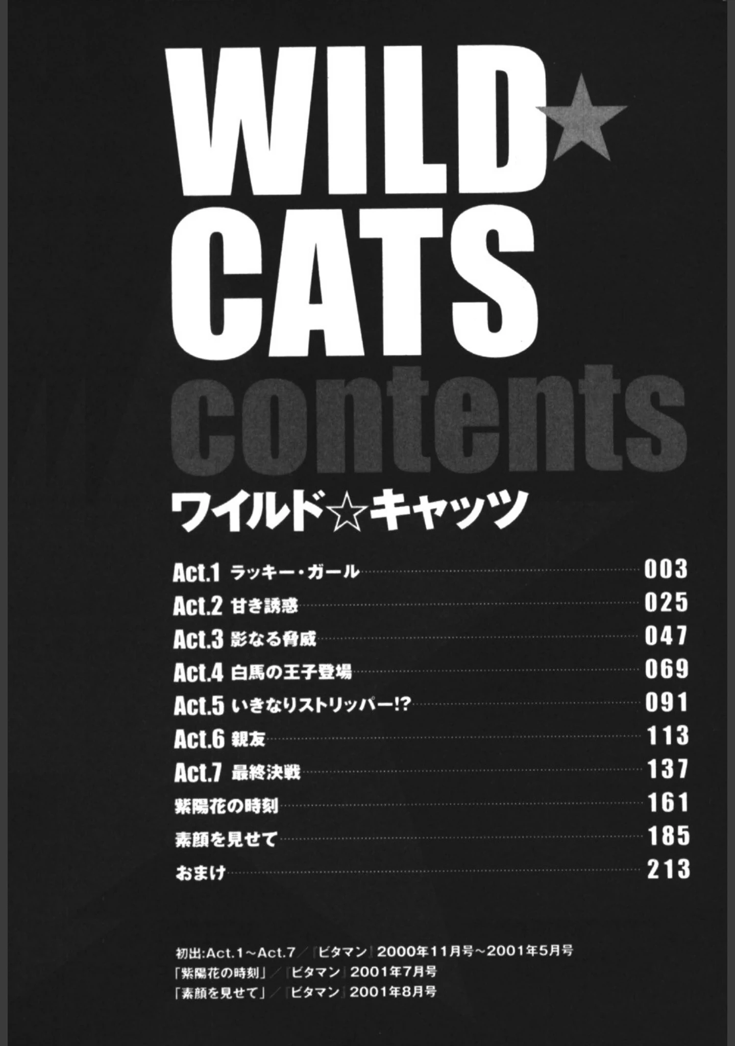 「WILD☆CATS」（小林拓己） 試し読み 3ページ目