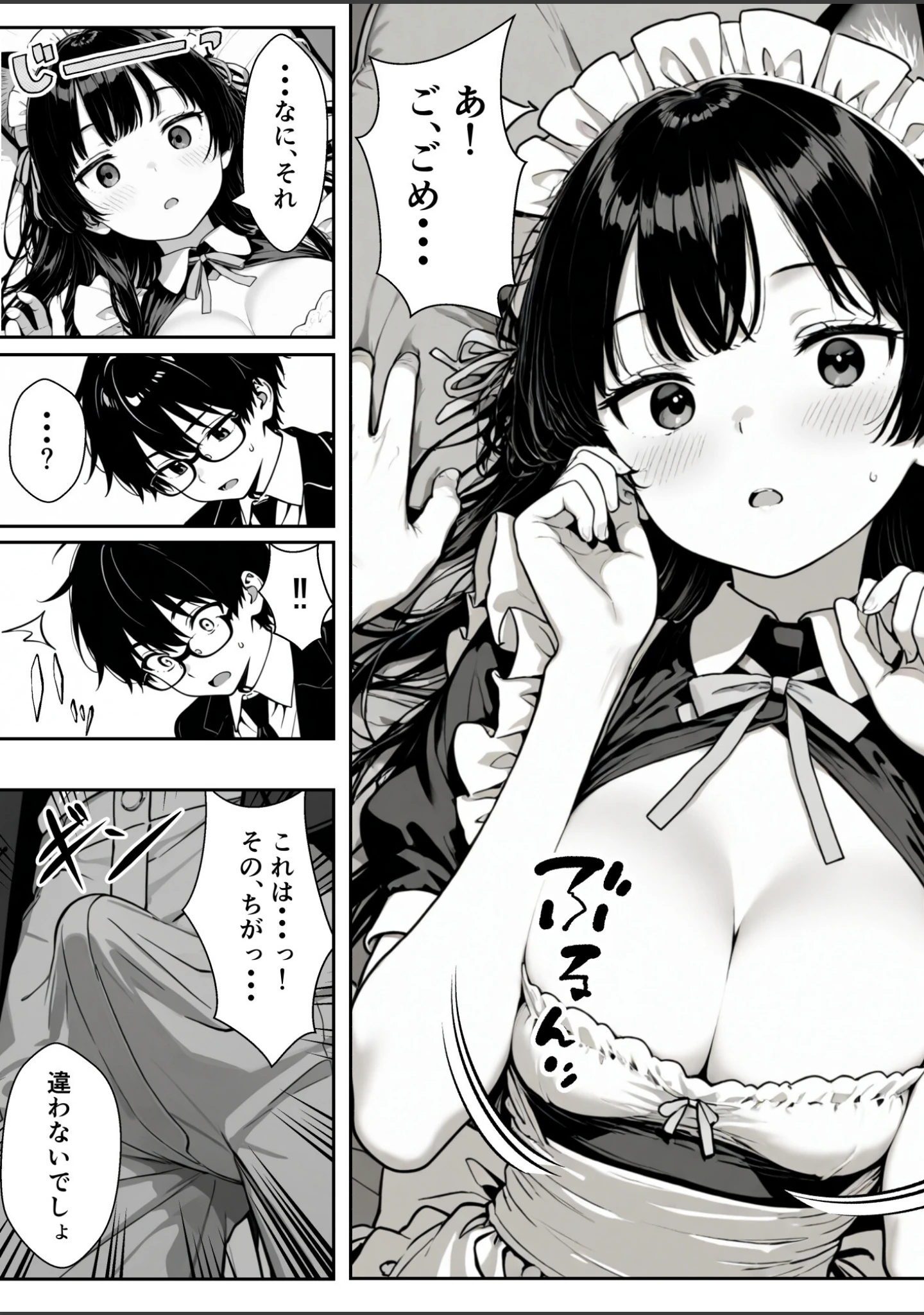「Hでいたずら好きなジト目ネコ耳メイドとバ先でえっちする話」（ぎょーざ） 試し読み 11ページ目