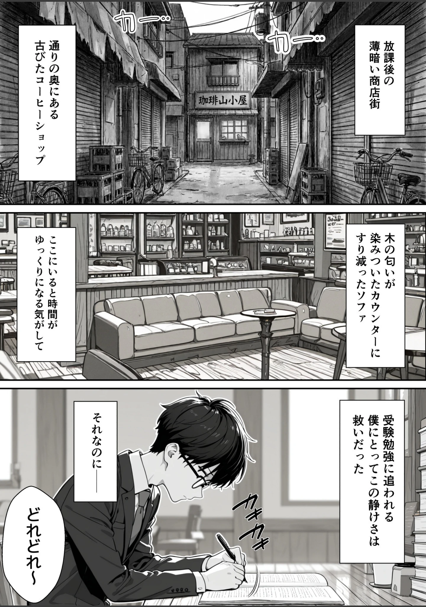 「Hでいたずら好きなジト目ネコ耳メイドとバ先でえっちする話」（ぎょーざ） 試し読み 3ページ目