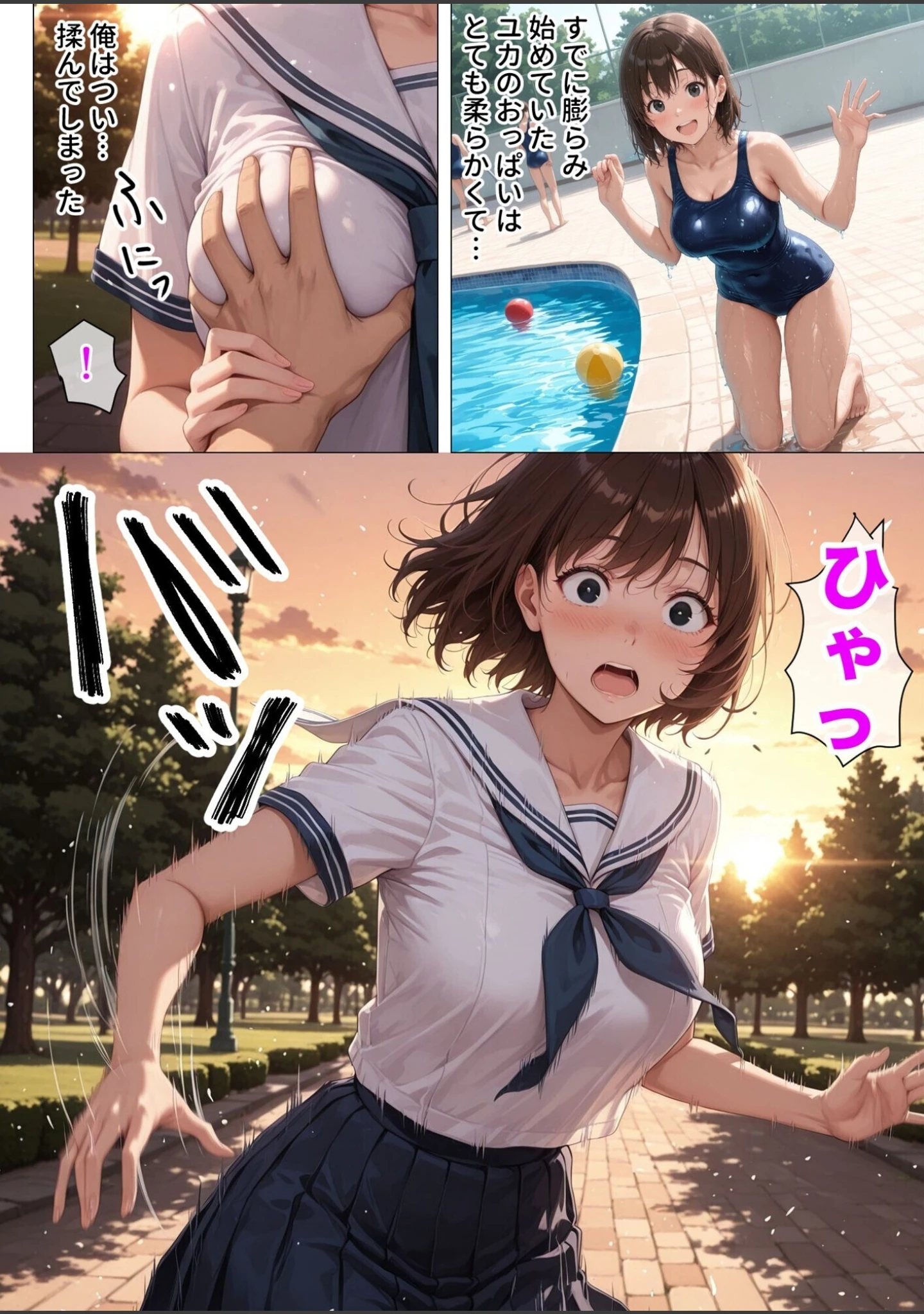 「【棒消し版】むちむち人妻になった元カノと同窓会で再会した童貞の濃密H 〜今日は私のカラダ好きに使って〜」（人妻が薫る部屋） 試し読み 14ページ目