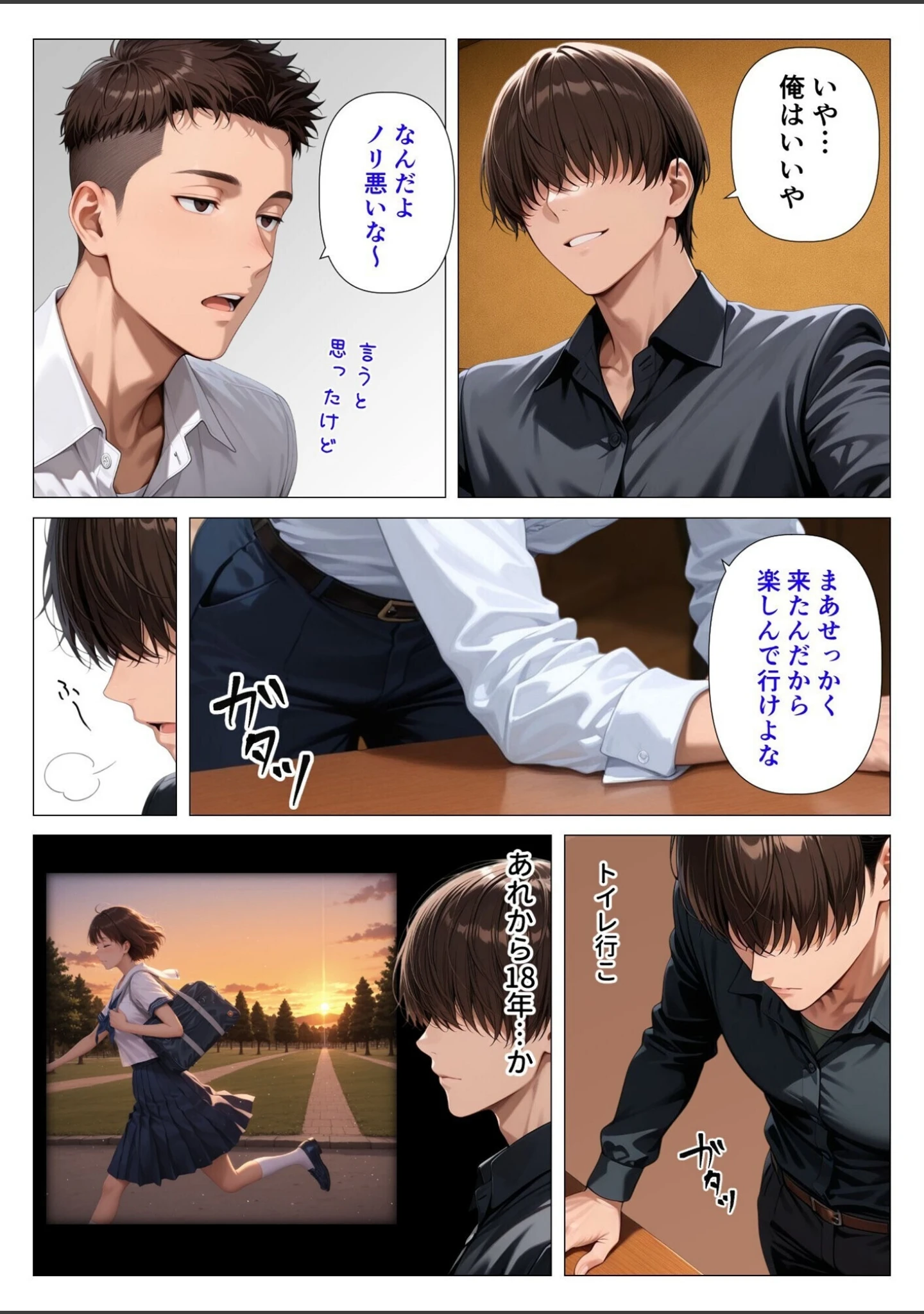 「【棒消し版】むちむち人妻になった元カノと同窓会で再会した童貞の濃密H 〜今日は私のカラダ好きに使って〜」（人妻が薫る部屋） 試し読み 6ページ目