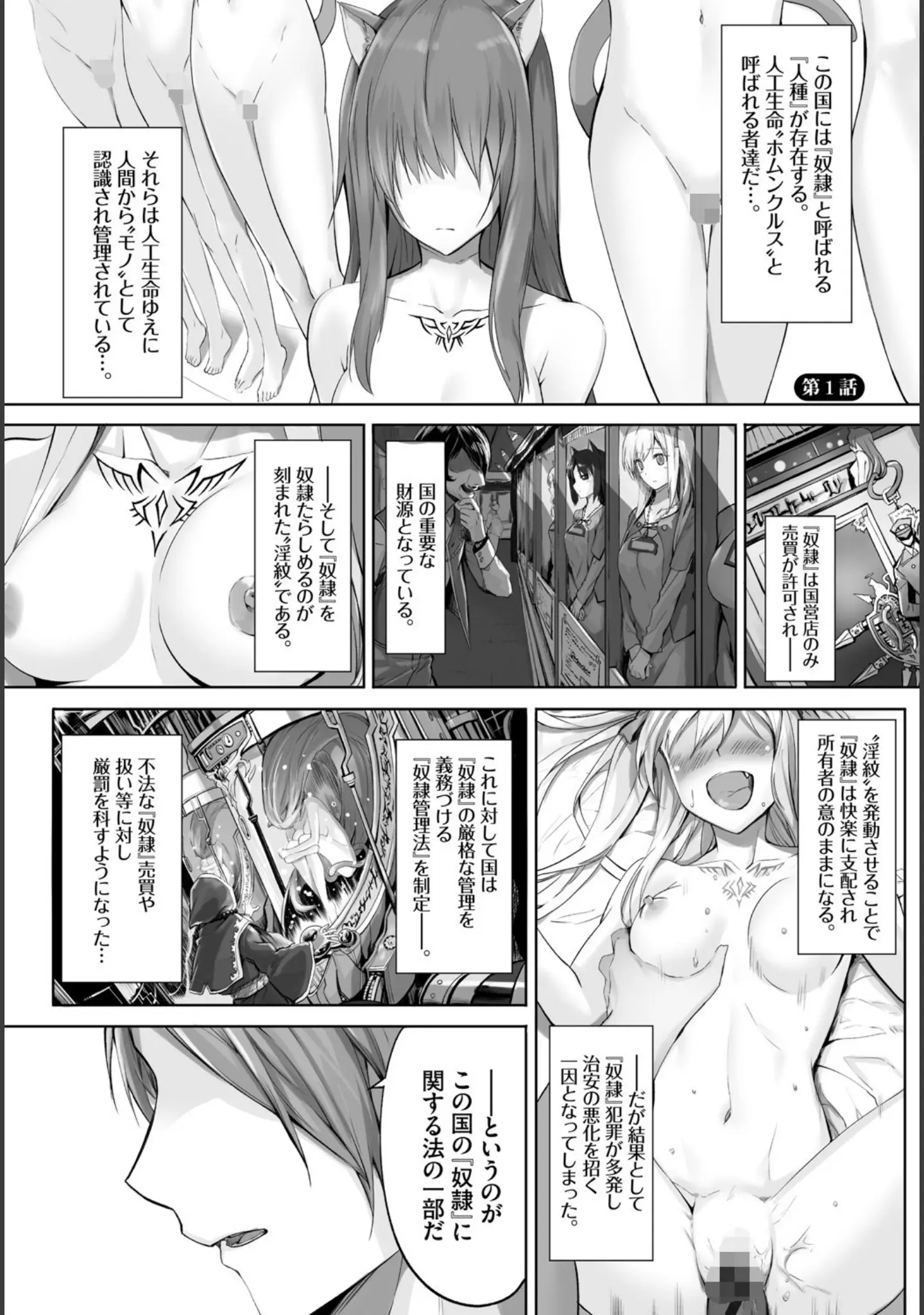 「愚か者は猫耳奴●に依存する〜初めての調教生活〜 完全版」（京極燈弥） 試し読み 3ページ目