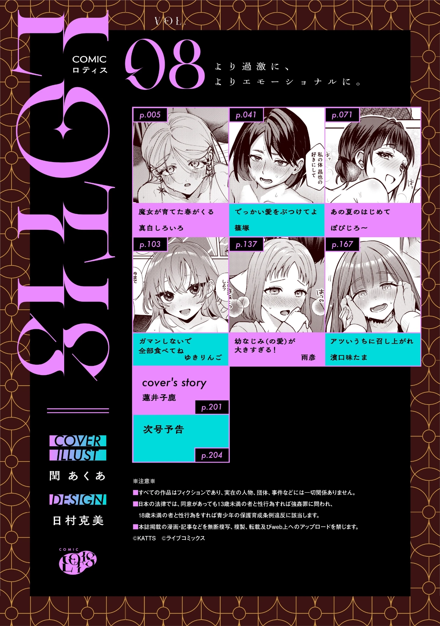 「COMICロティス Vol.8」（アンソロジー） 試し読み 2ページ目