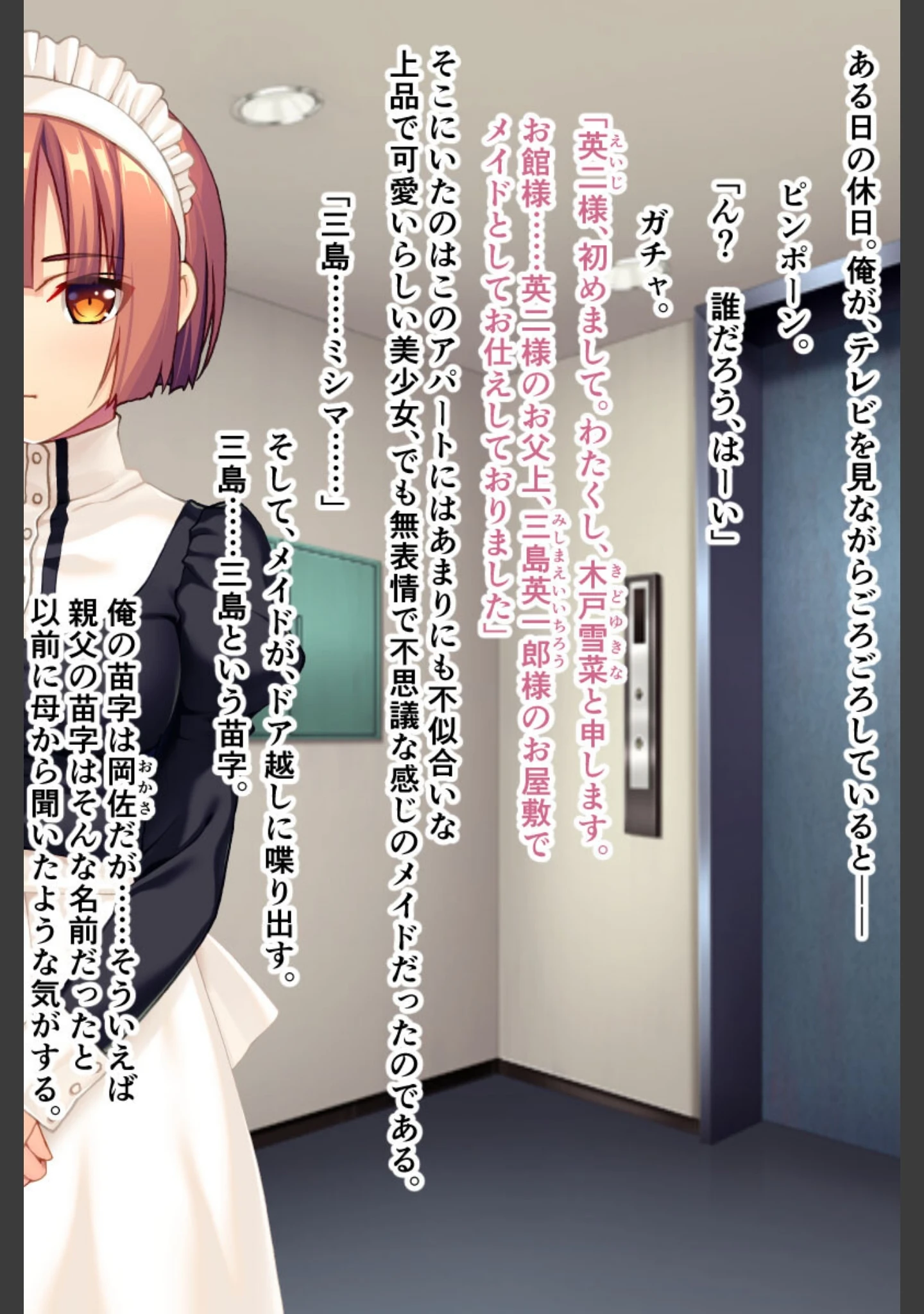 「美人メイドは俺のマゾ奴● 〜メス豚SM拘束絶頂〜」（大人のSEXY絵本） 試し読み 2ページ目