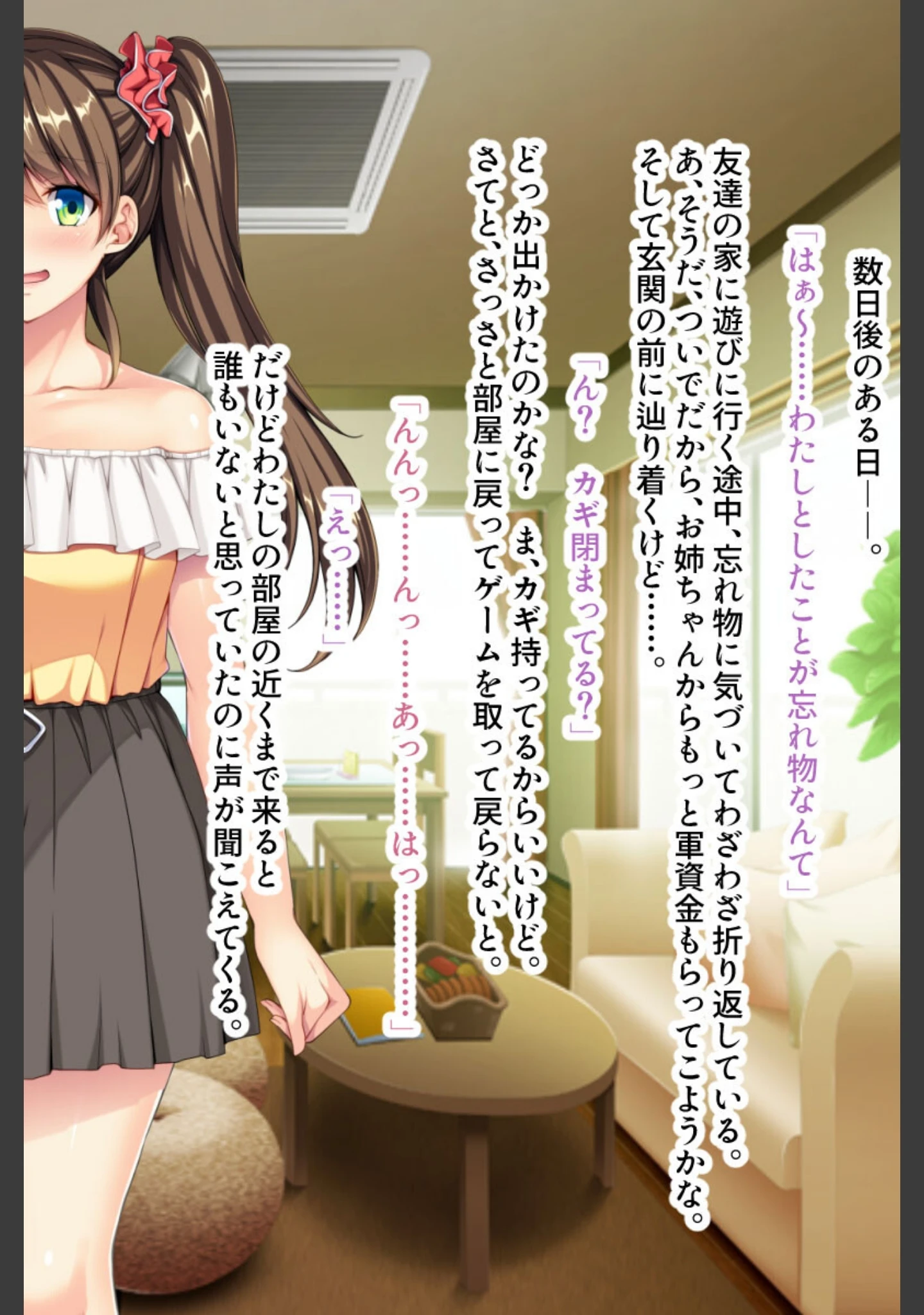 「お姉ちゃんにはできなかったこと、ヤらせてあげる☆ 〜妄執の双子丼〜」（大人のSEXY絵本） 試し読み 4ページ目