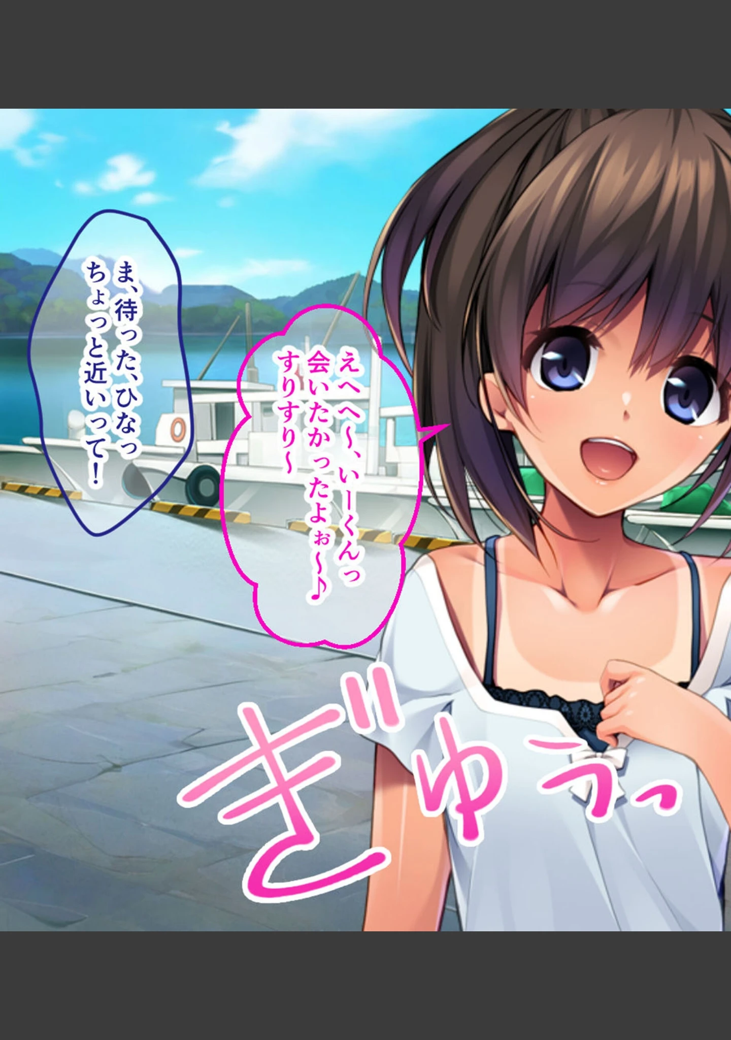 「つるぷに初恋純情えっち！〜日焼け肌のカノジョと溶け合う孕ませの夏〜」（大人のSEXY絵本） 試し読み 3ページ目