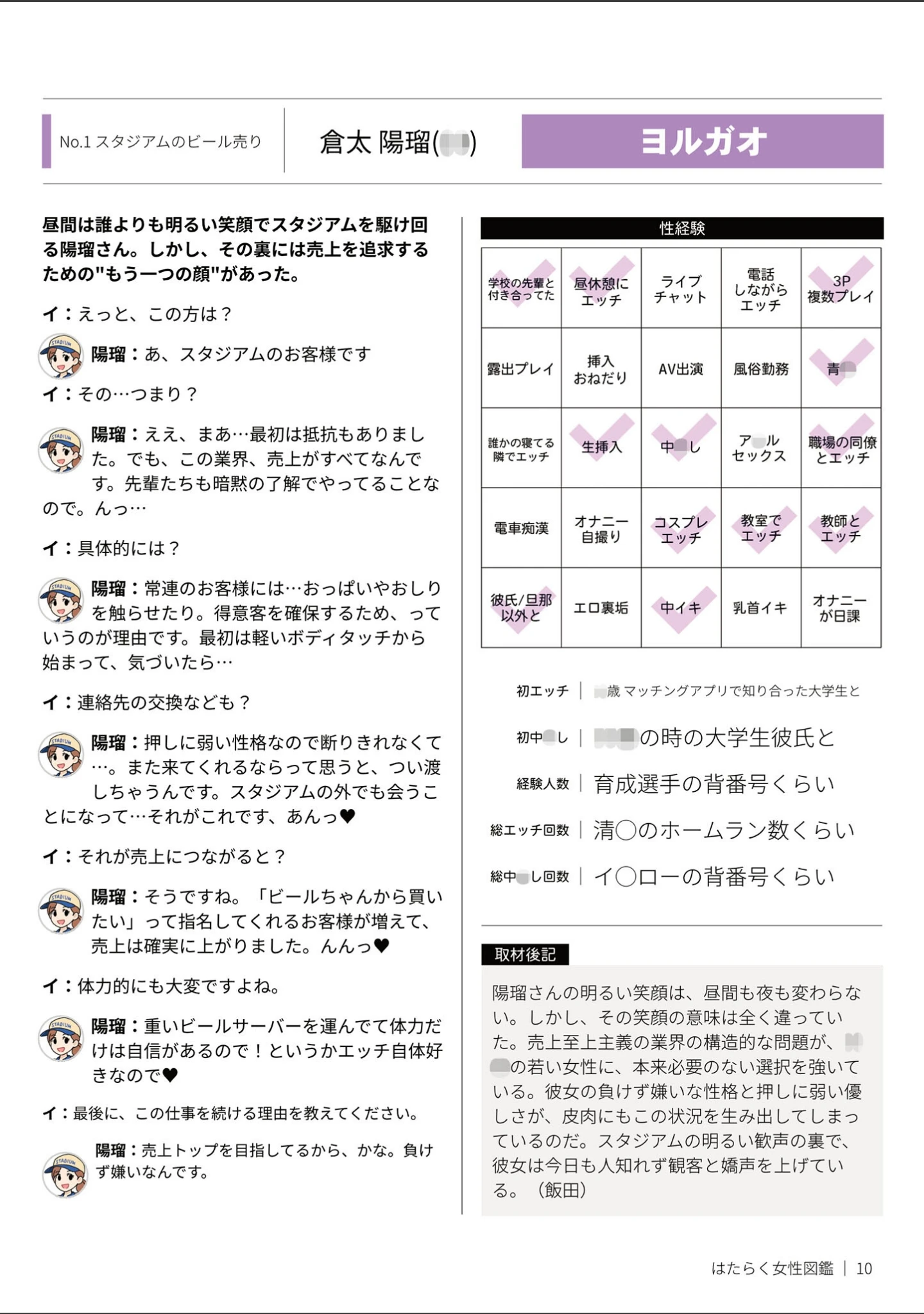 「はたらく女性図鑑」（よい子ブックス） 試し読み 11ページ目