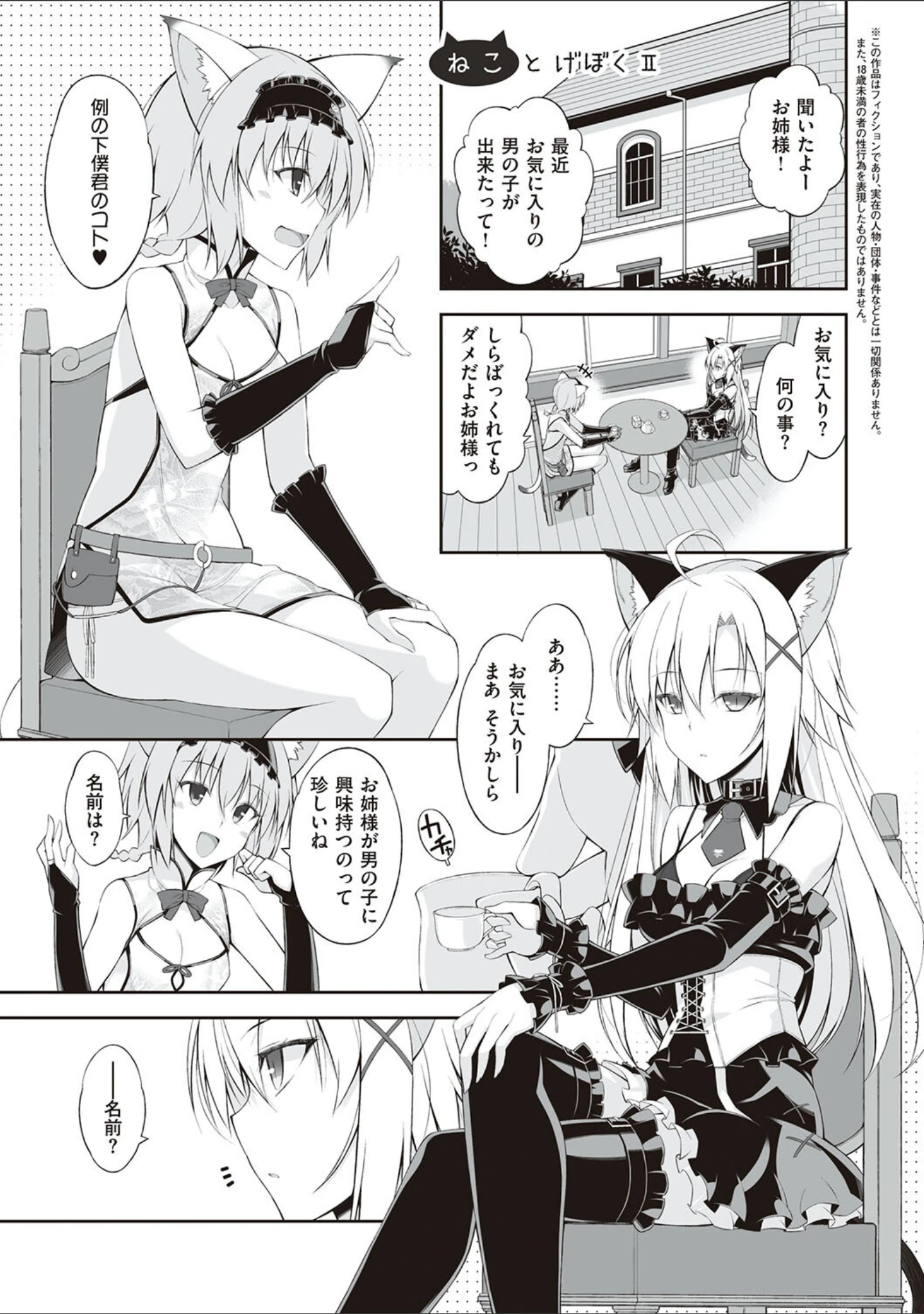 「ねことげぼく」（大田優一） 試し読み 13ページ目