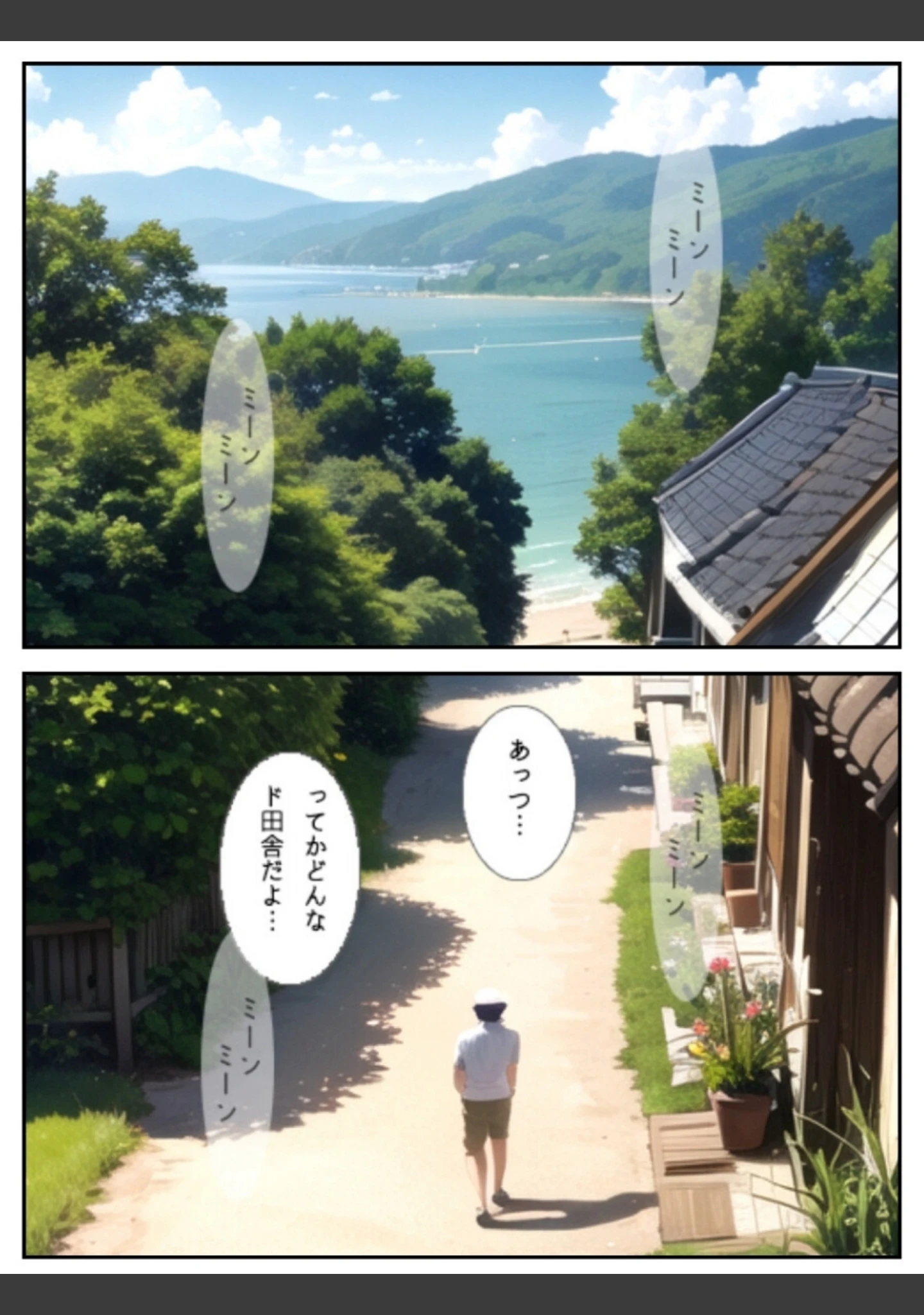 「ふたつの夏 〜君と僕の30日〜 ＜合冊版＞ 制服＆巫女スタイルおまけイラスト付き【フルカラー】」（剥いた棘） 試し読み 9ページ目