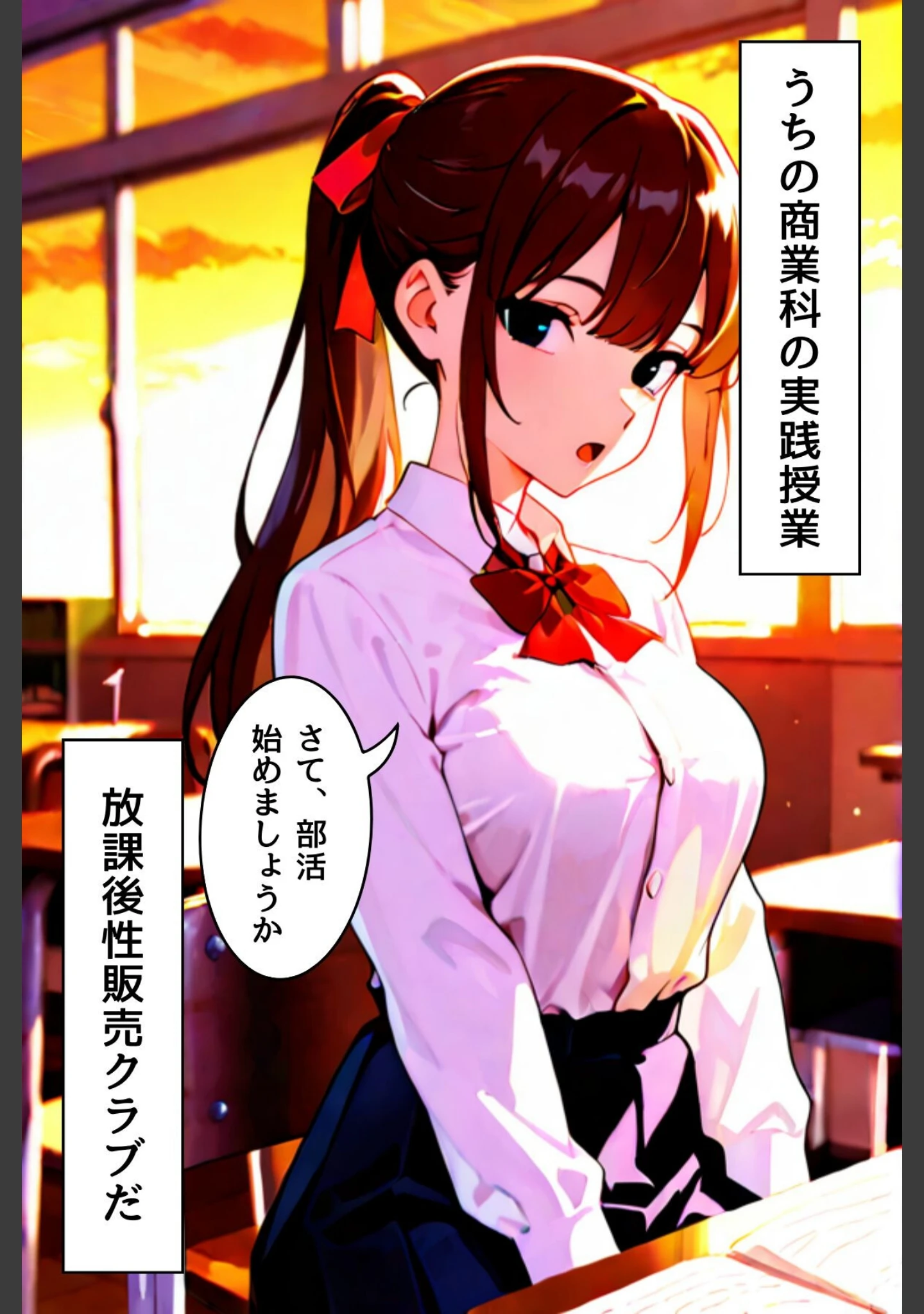 「放課後性販売クラブ 商業科の実践授業」（MaiMai） 試し読み 7ページ目