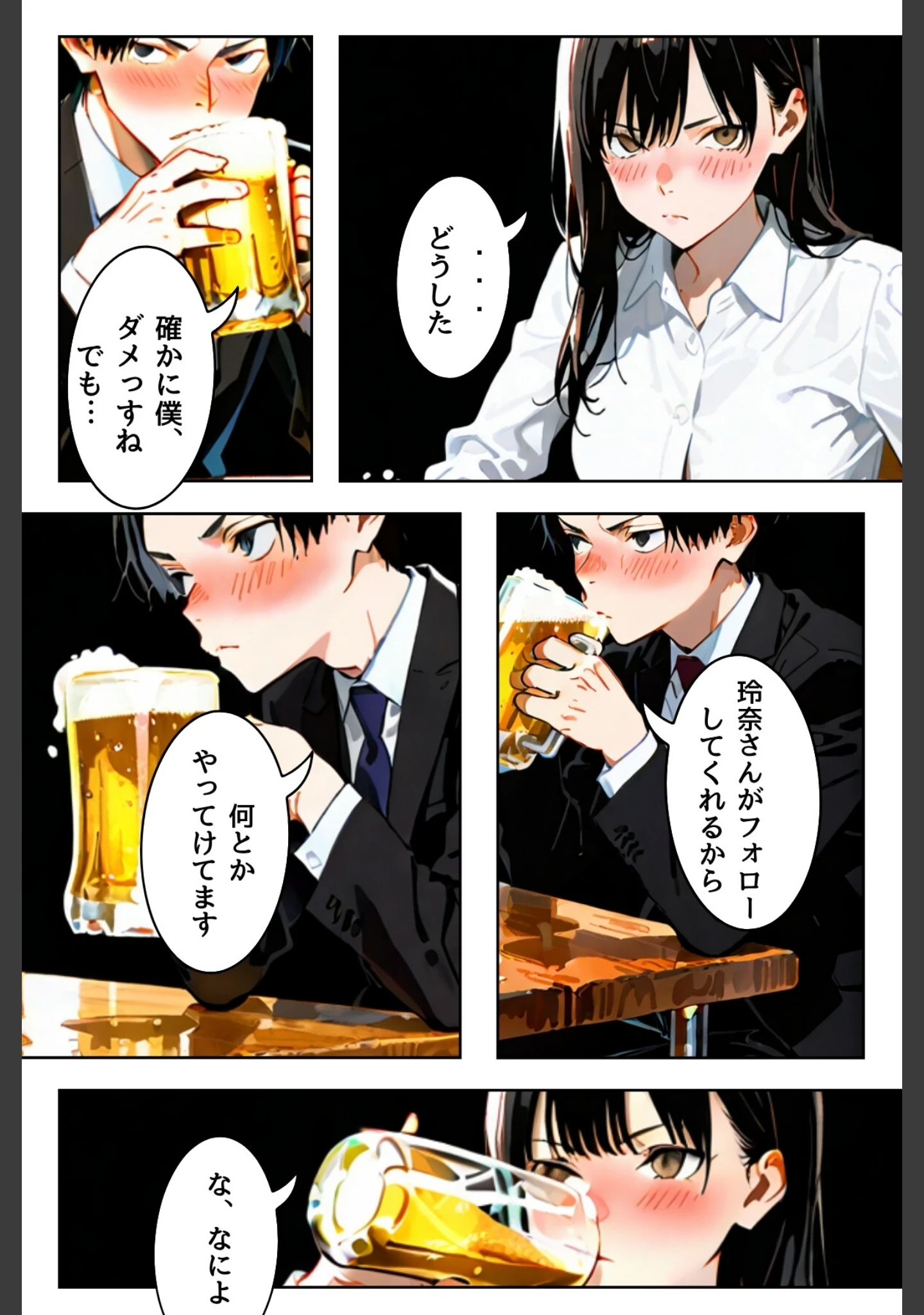 「OLレイナ、残業の果てに 〜ツンデレ上司と部下の夜〜」（Kairi） 試し読み 17ページ目