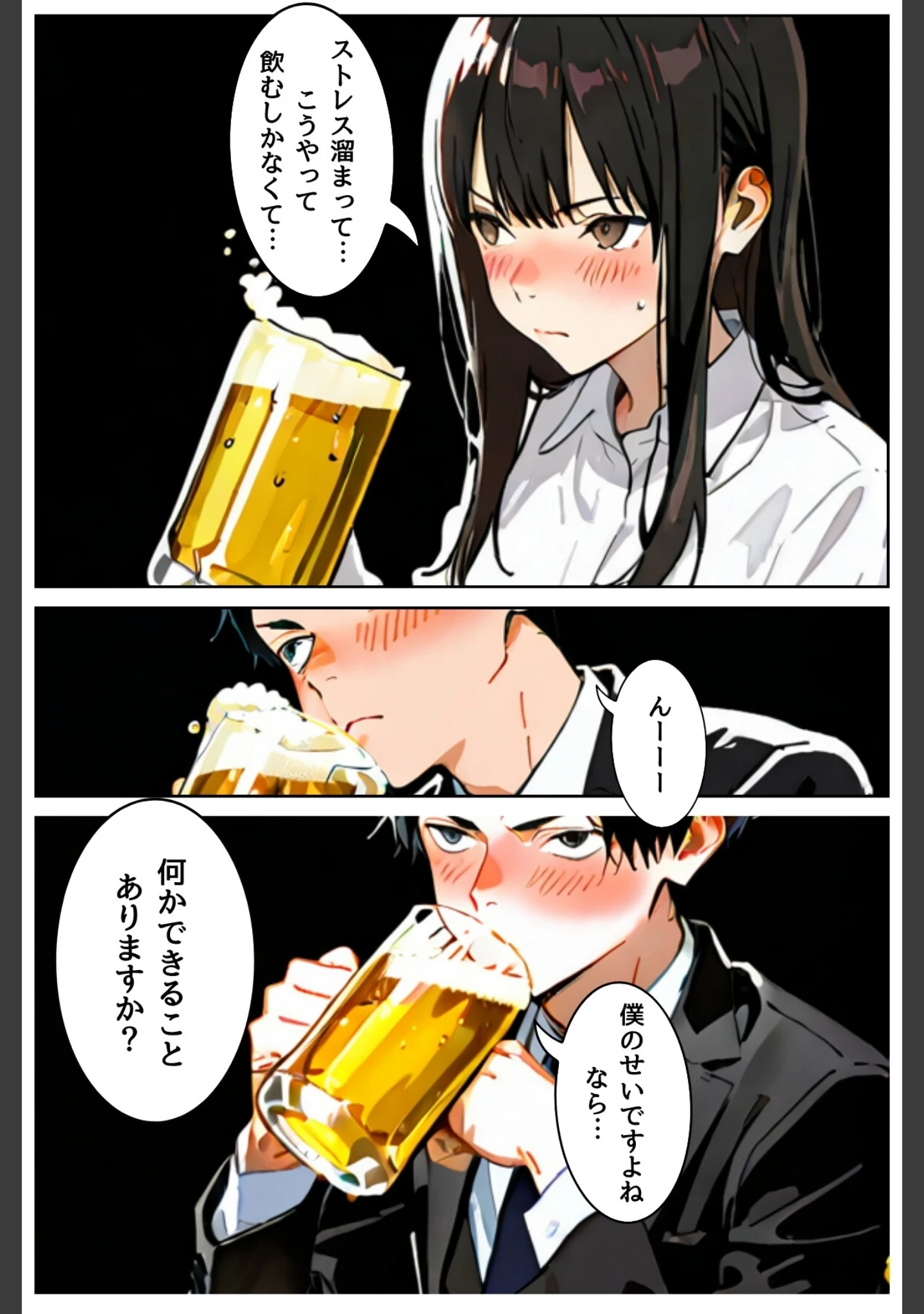 「OLレイナ、残業の果てに 〜ツンデレ上司と部下の夜〜」（Kairi） 試し読み 23ページ目