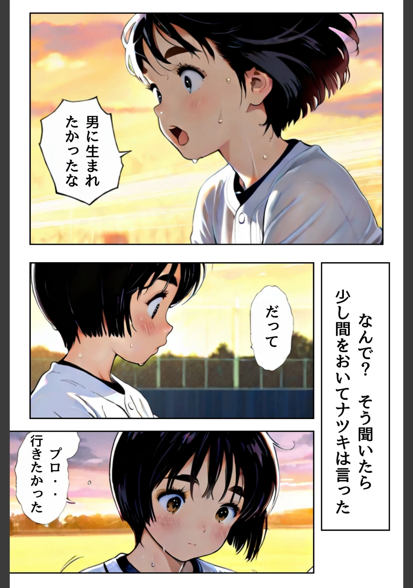 「ユニフォームを脱いだ彼女は淫らに笑う」（GENKAi） 試し読み 10ページ目