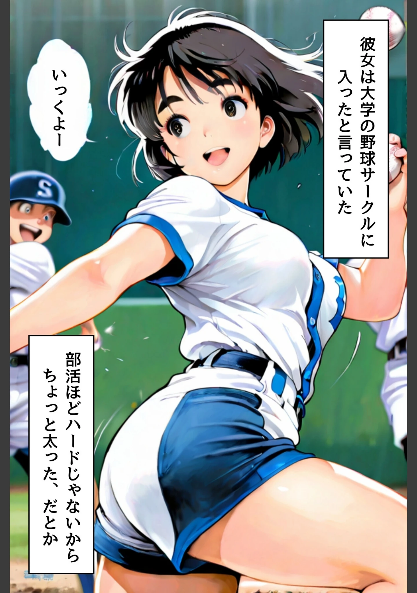 「ユニフォームを脱いだ彼女は淫らに笑う」（GENKAi） 試し読み 20ページ目