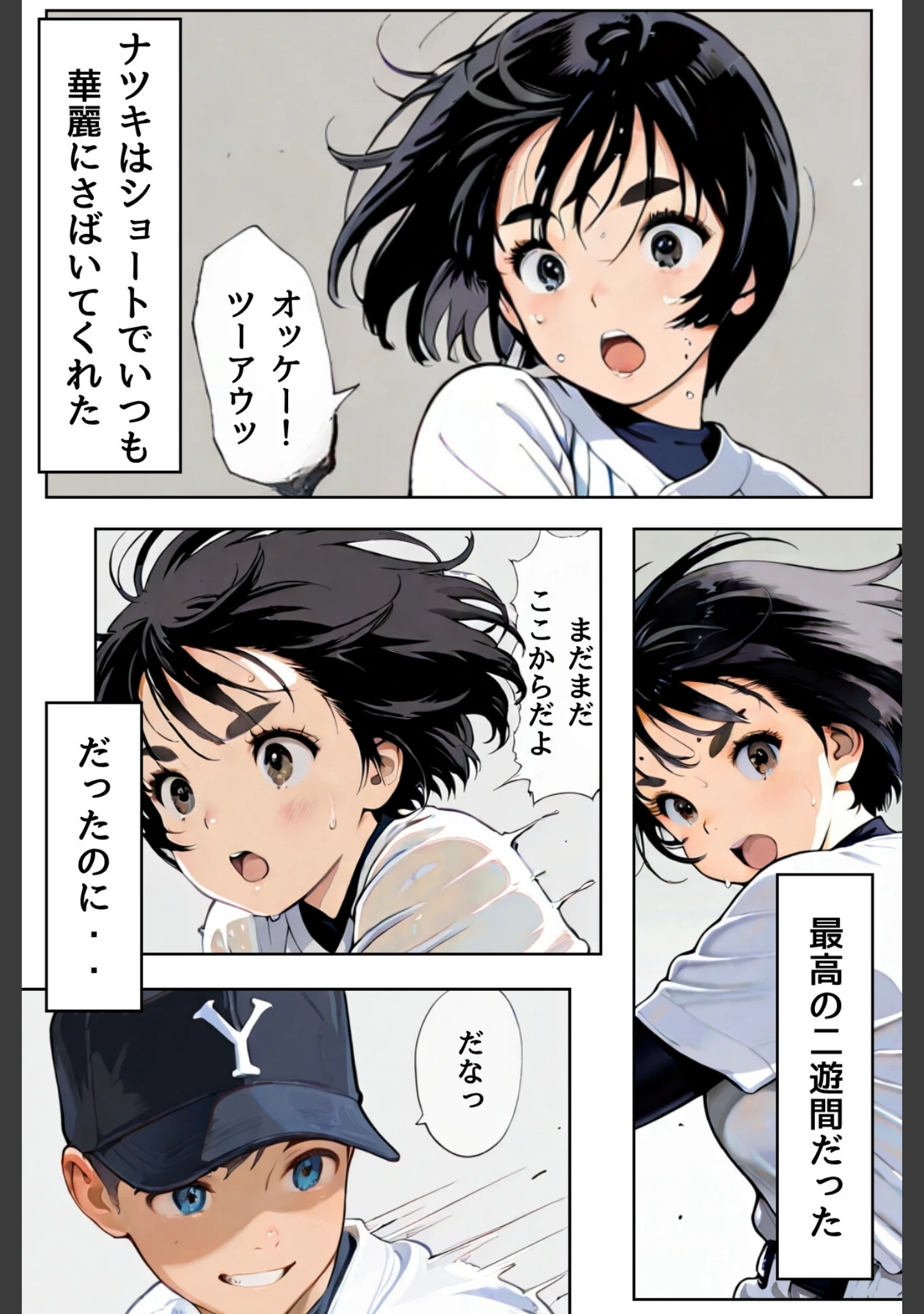 「ユニフォームを脱いだ彼女は淫らに笑う」（GENKAi） 試し読み 6ページ目