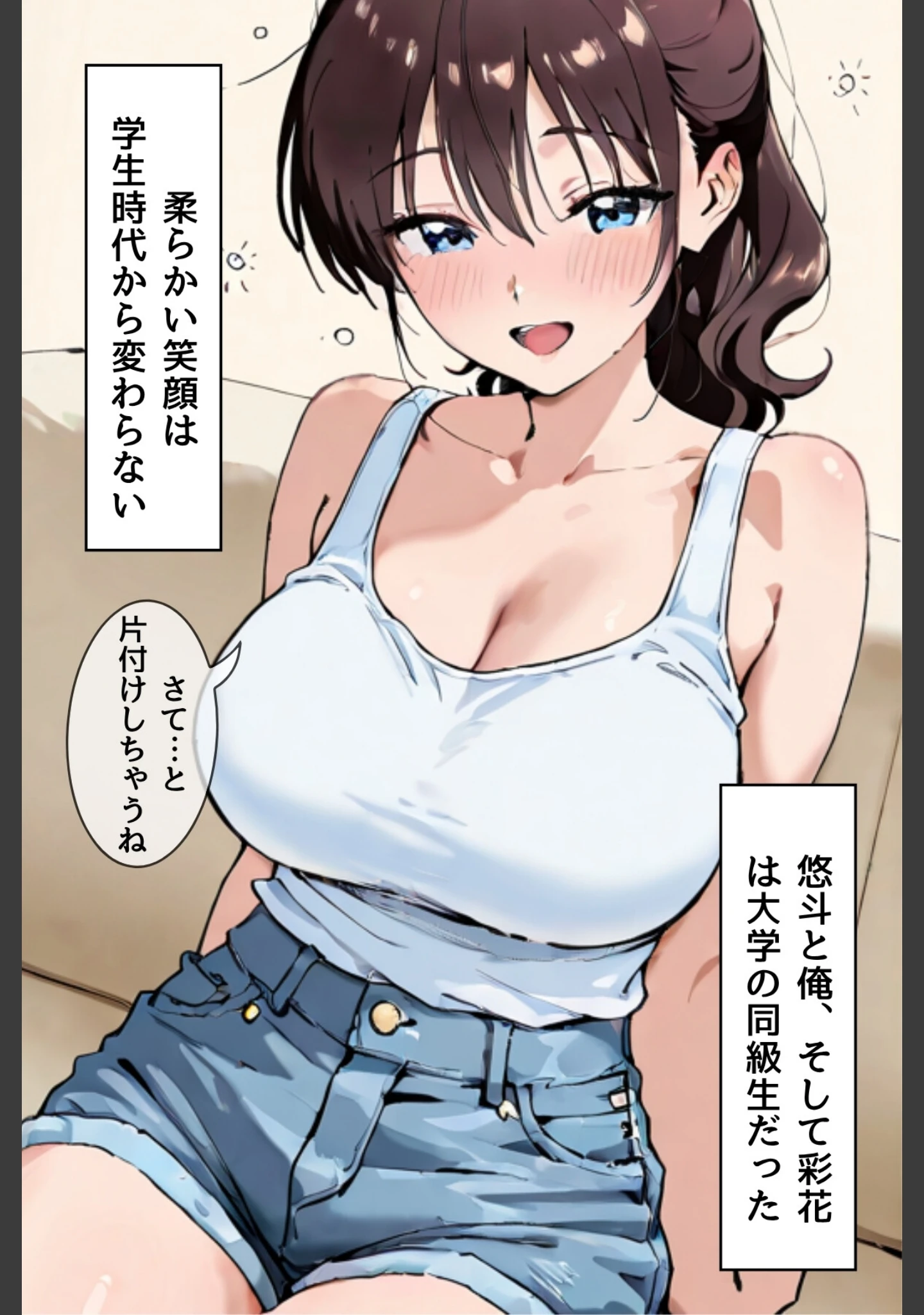 「夫が隣で寝てるのに妻は〜親友の妻がオンナになるとき〜【合冊リメイク版】」（yuzurina） 試し読み 7ページ目