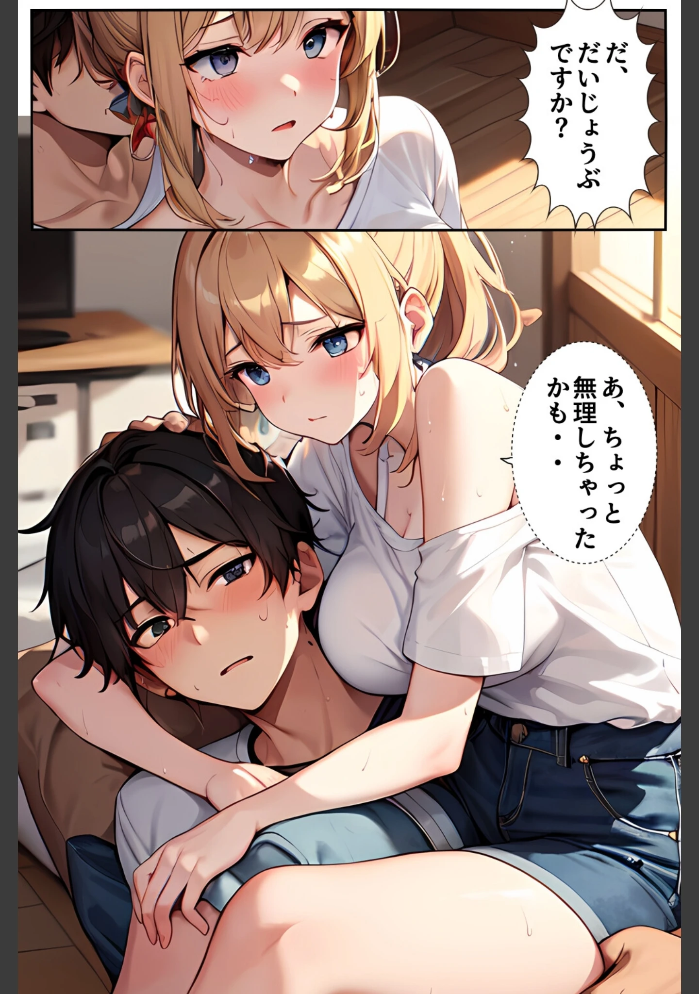「引っ越し屋を呼んだらアイドル志望の巨乳バイトちゃんがピンで来てビンビン」（ちゃんねこ） 試し読み 12ページ目