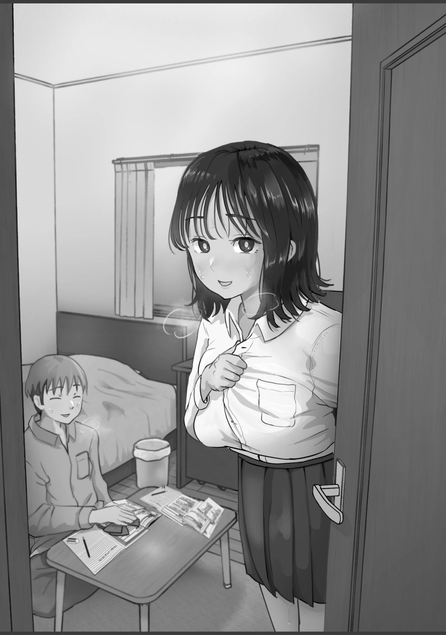 「俺の巨乳幼馴染が兄貴と最近怪しい」（もちち丸） 試し読み 2ページ目