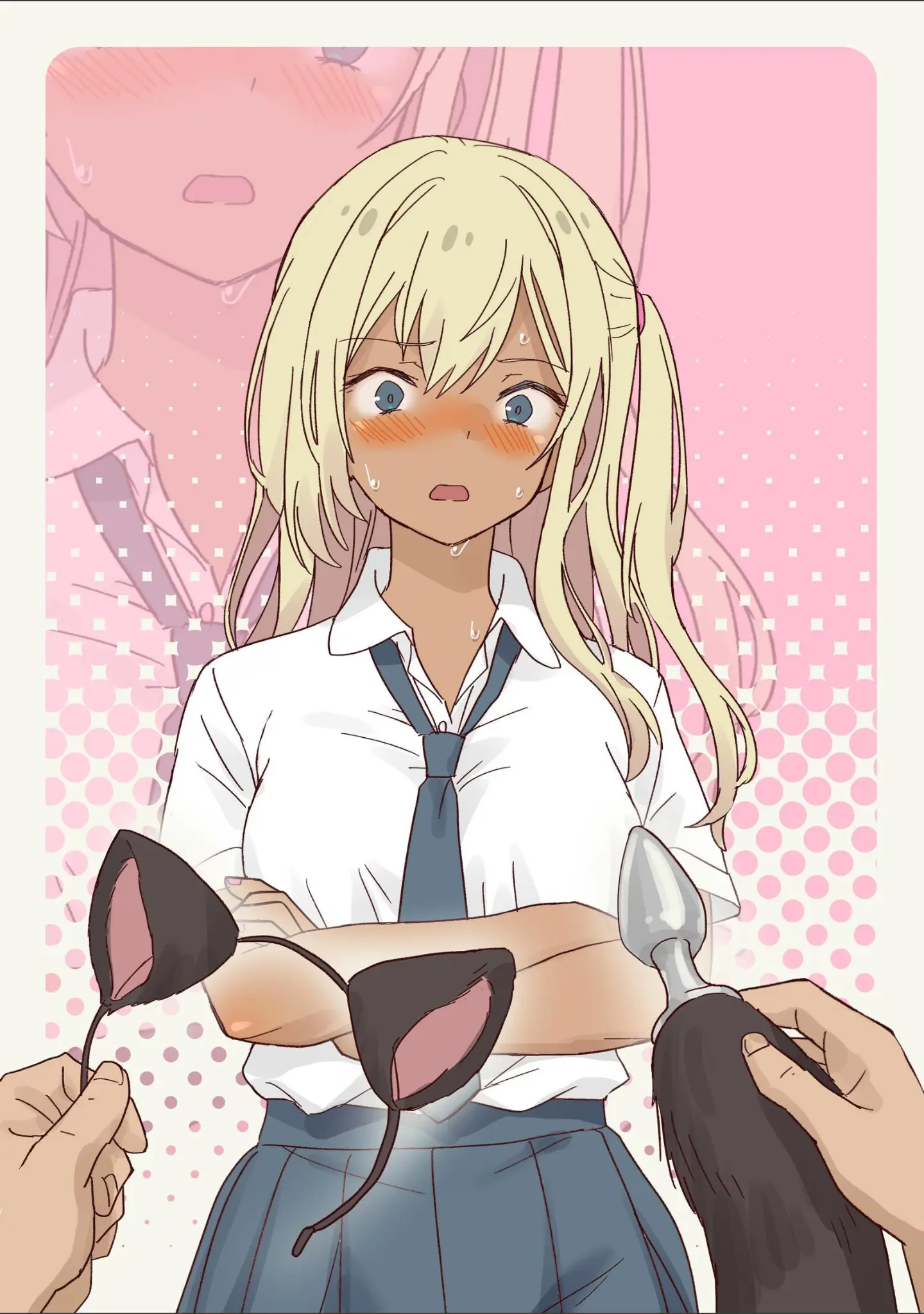 「ギャル崎さんにジャンケンで勝ったらパンツ下ろしてくれた」（だいぱんち） 試し読み 11ページ目