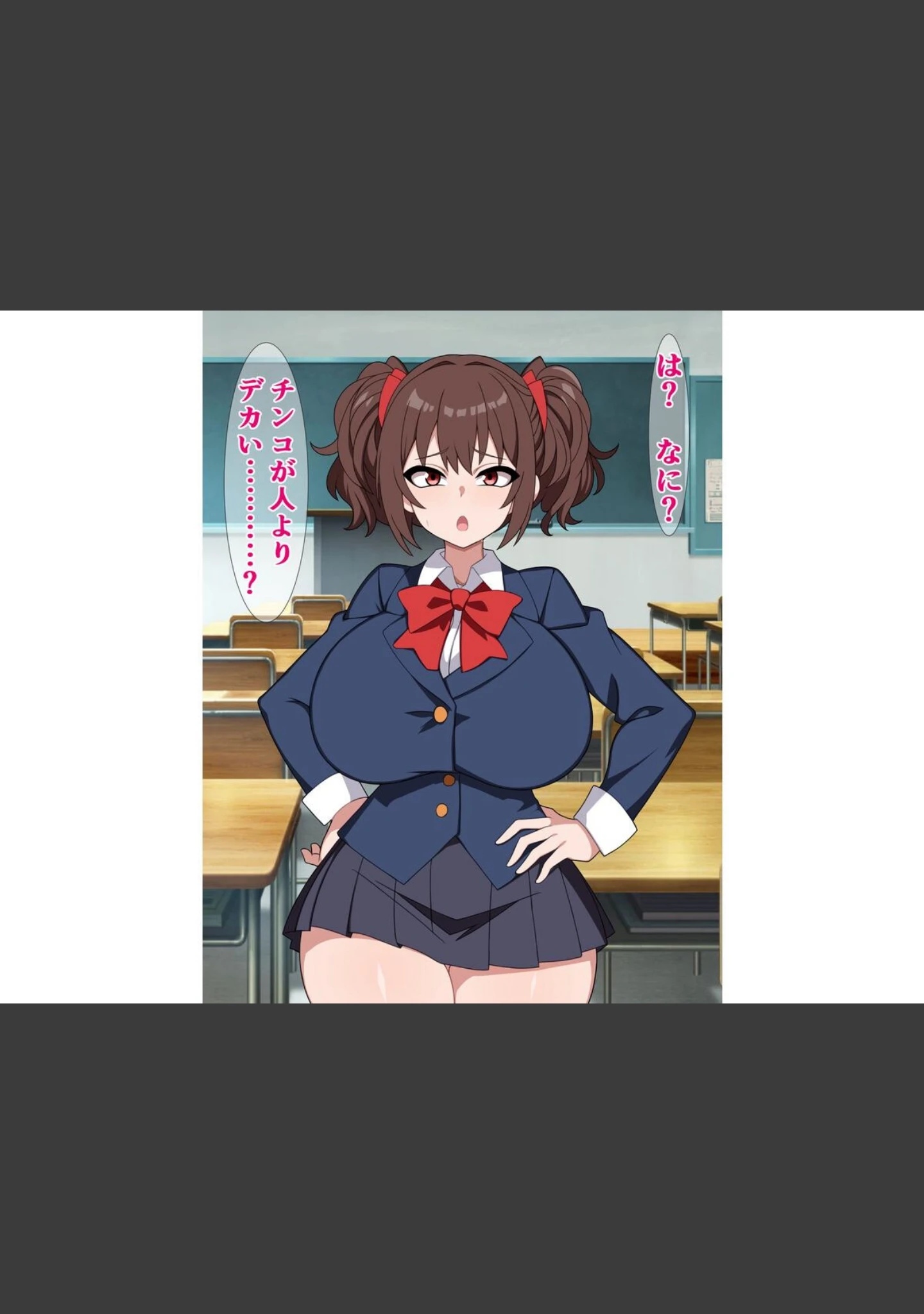 「つよつよメスガキのナナちゃんは、煽られるとすぐチンポに敗ける」（さざめき） 試し読み 9ページ目