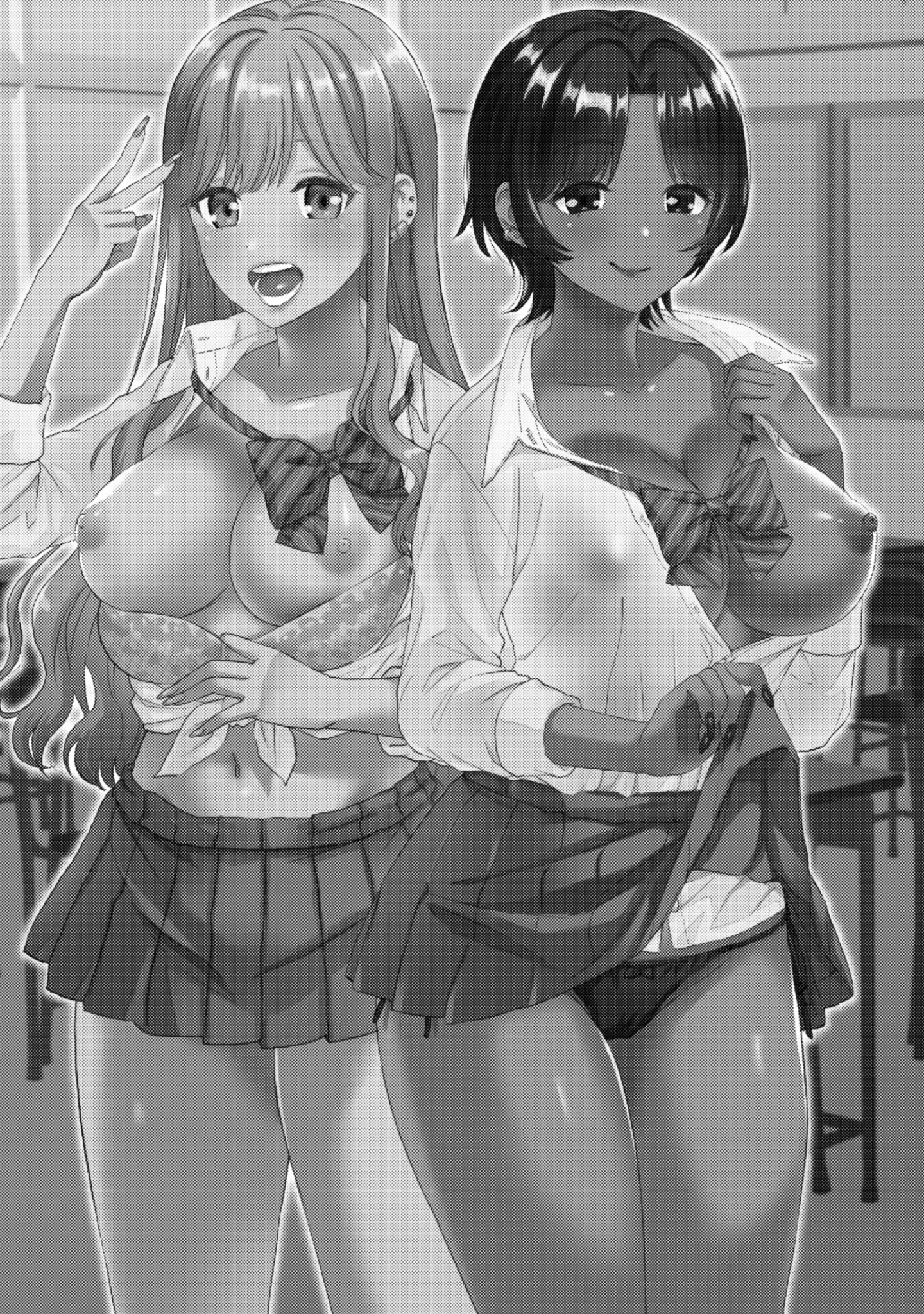 「ギャルに放課後おっぱい触ってく？って誘われる話（単話）」（小乃ヒロキ） 試し読み 2ページ目