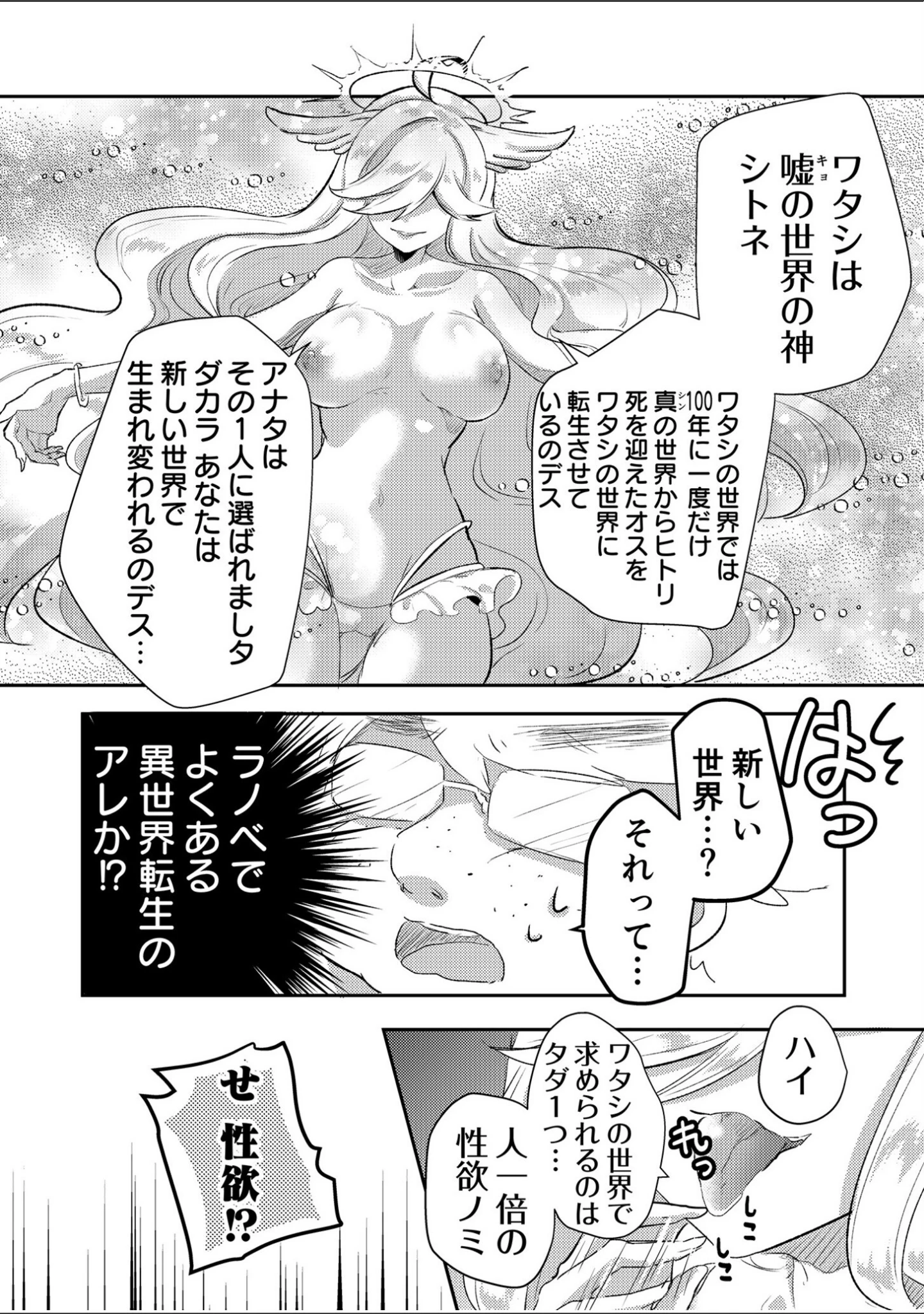 「エロゲオタクが転生した世界が、俺だけのハーレムってまじですか！？」（Luna.M） 試し読み 12ページ目
