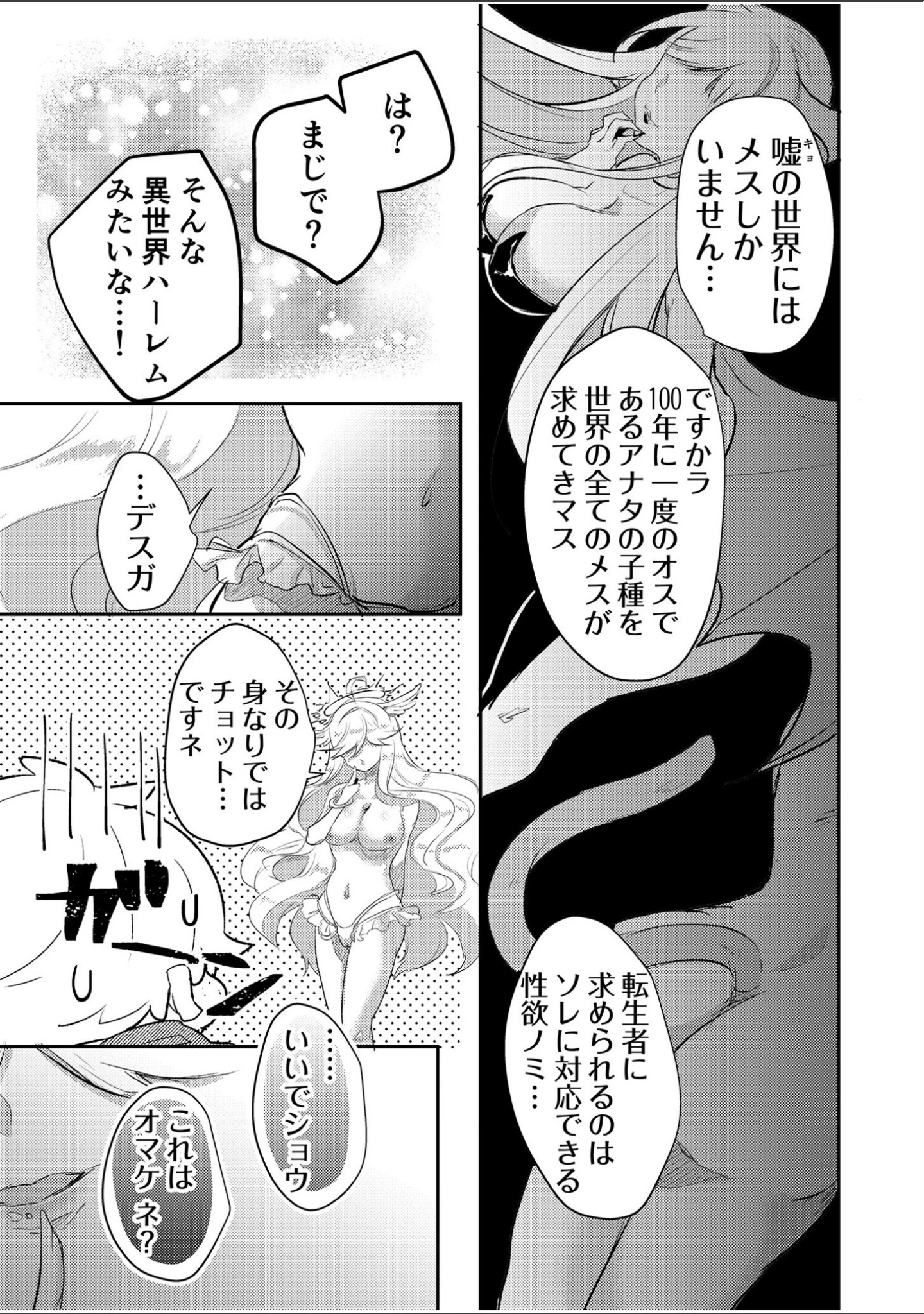 「エロゲオタクが転生した世界が、俺だけのハーレムってまじですか！？」（Luna.M） 試し読み 13ページ目