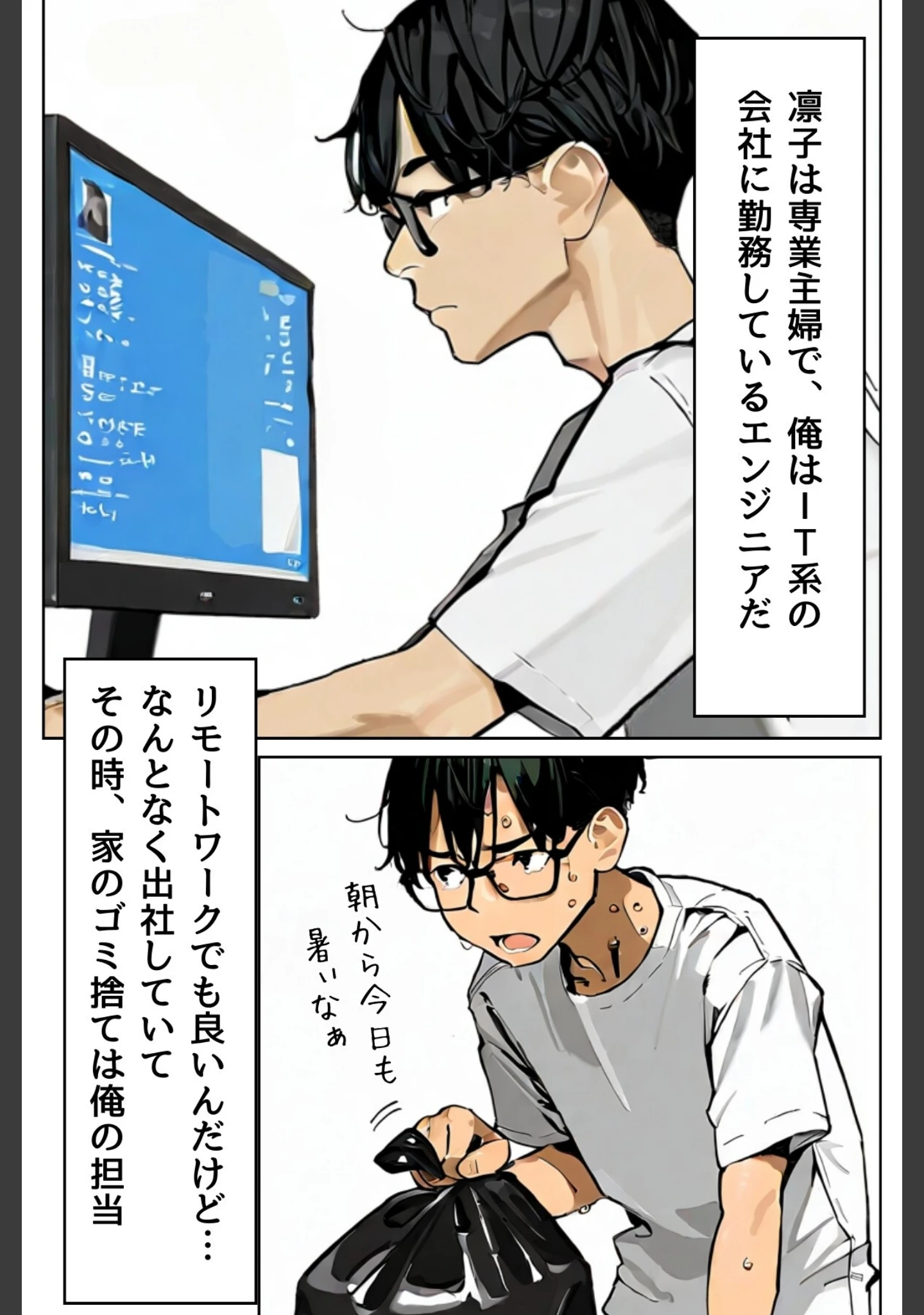 「隣の未亡人〜汗ばむ誘惑〜」（MIKASA） 試し読み 7ページ目