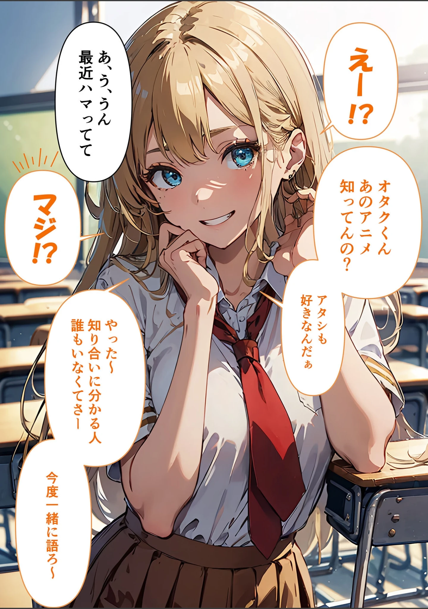 「陰キャとギャルのヒミツの初体験〜クラスのアイドルからの猛烈アプローチ〜 モザイク版」（ラビットフット） 試し読み 2ページ目