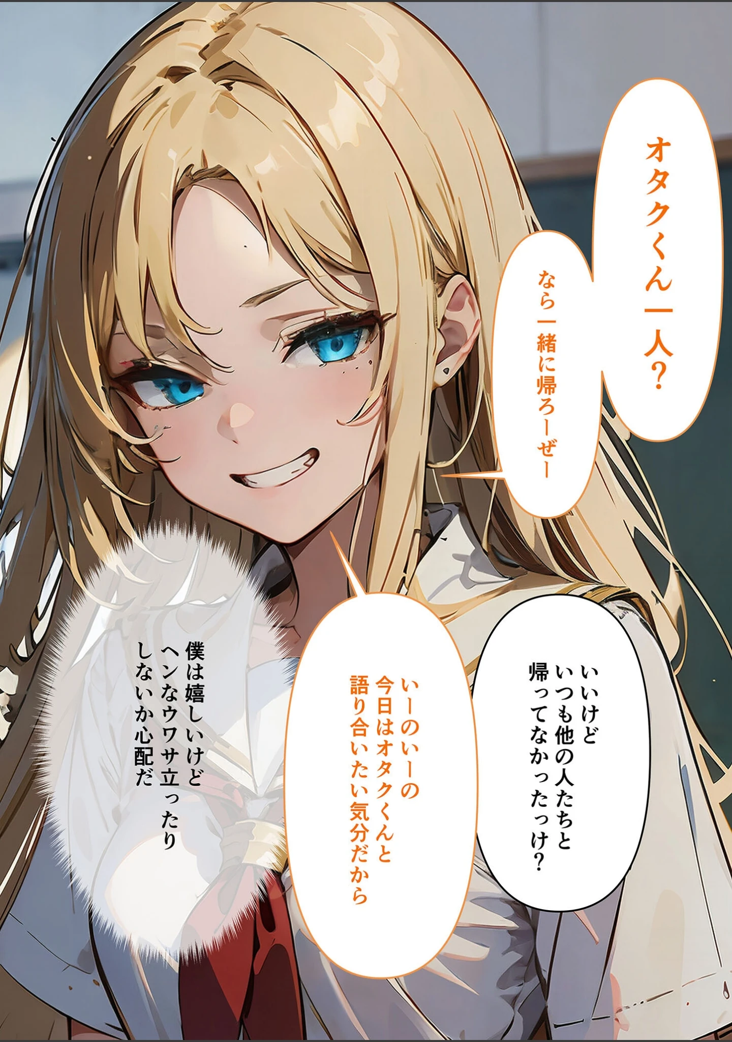 「陰キャとギャルのヒミツの初体験〜クラスのアイドルからの猛烈アプローチ〜 モザイク版」（ラビットフット） 試し読み 7ページ目