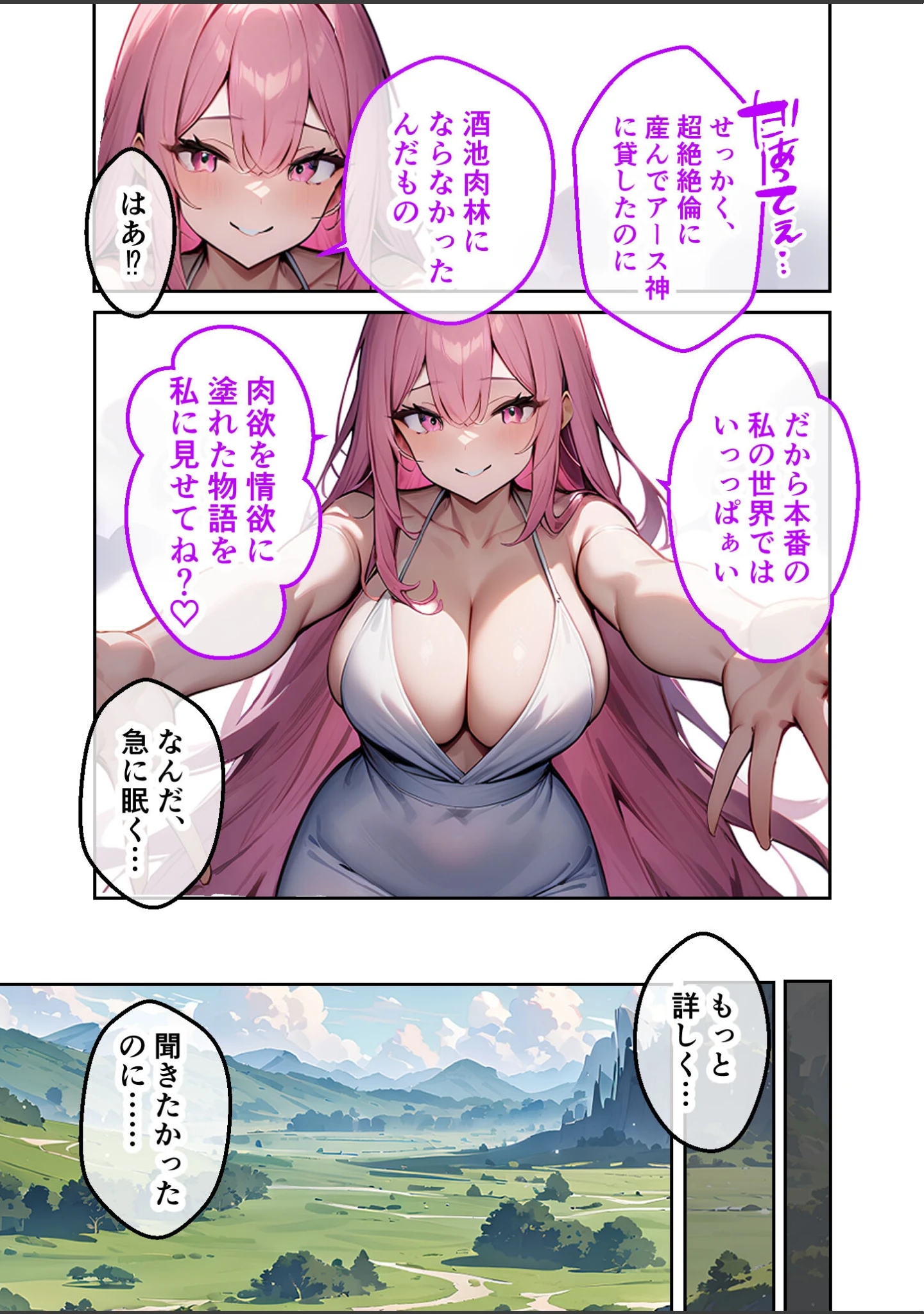 「転生リーマンは女だけの異世界で性剣ハーレムを築き上げる モザイク版」（ラビットフット） 試し読み 8ページ目
