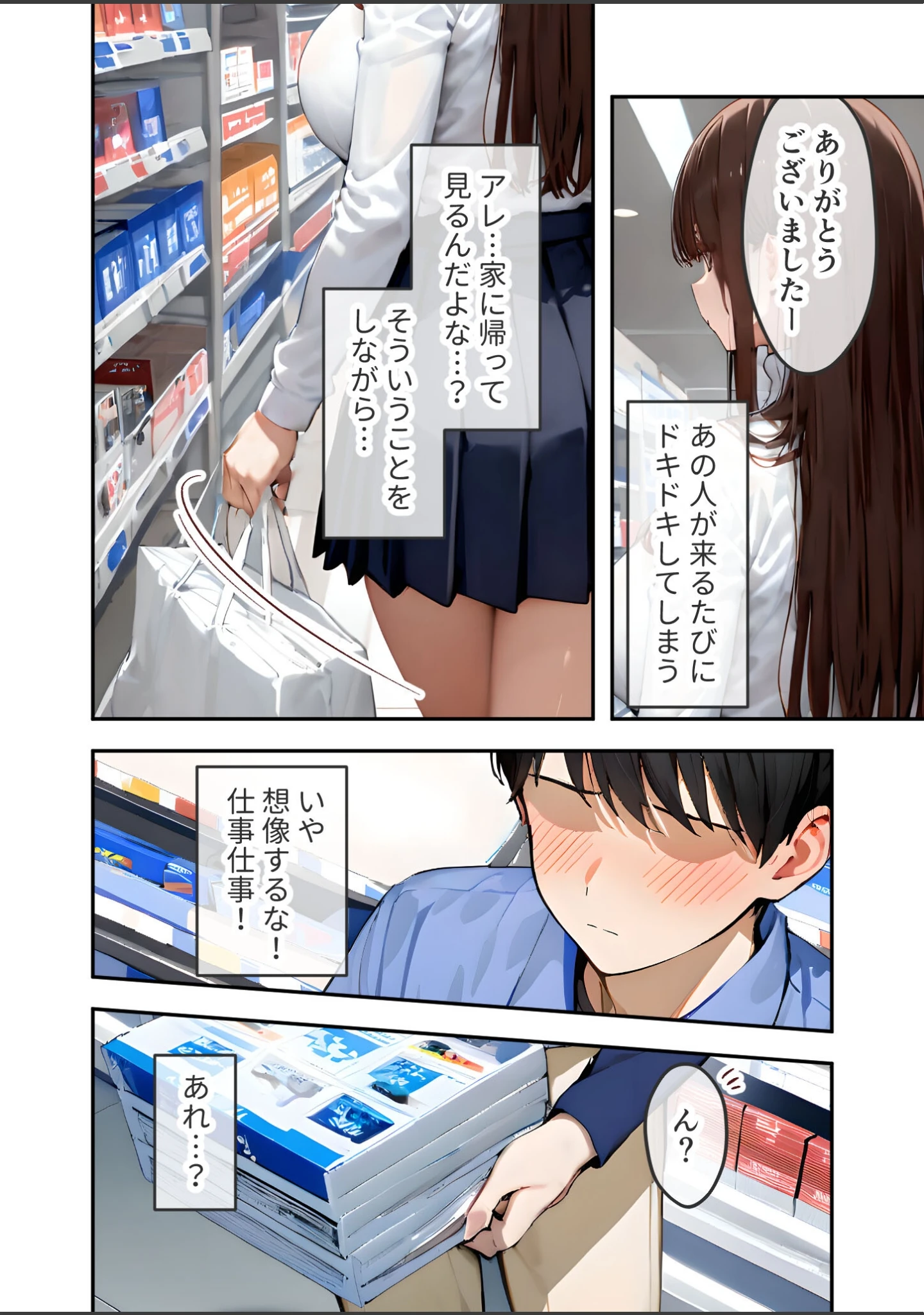 「万引き娘はお仕置き希望 モザイク版」（ラビットフット） 試し読み 5ページ目