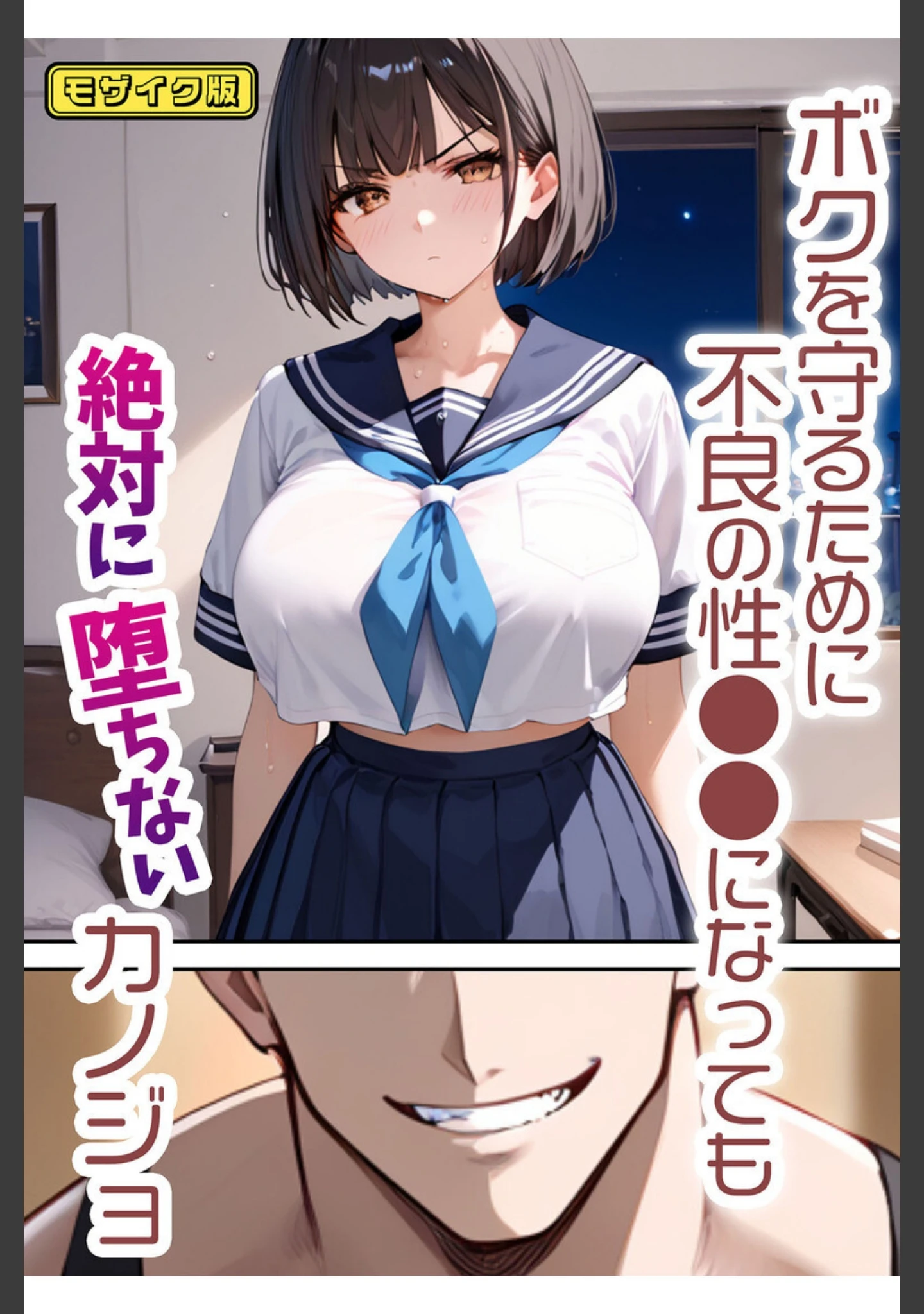 「【全2作収録】ボクを守るために不良の性●●になっても絶対に堕ちないカノジョ モザイク版」（バベル太郎） 試し読み 2ページ目