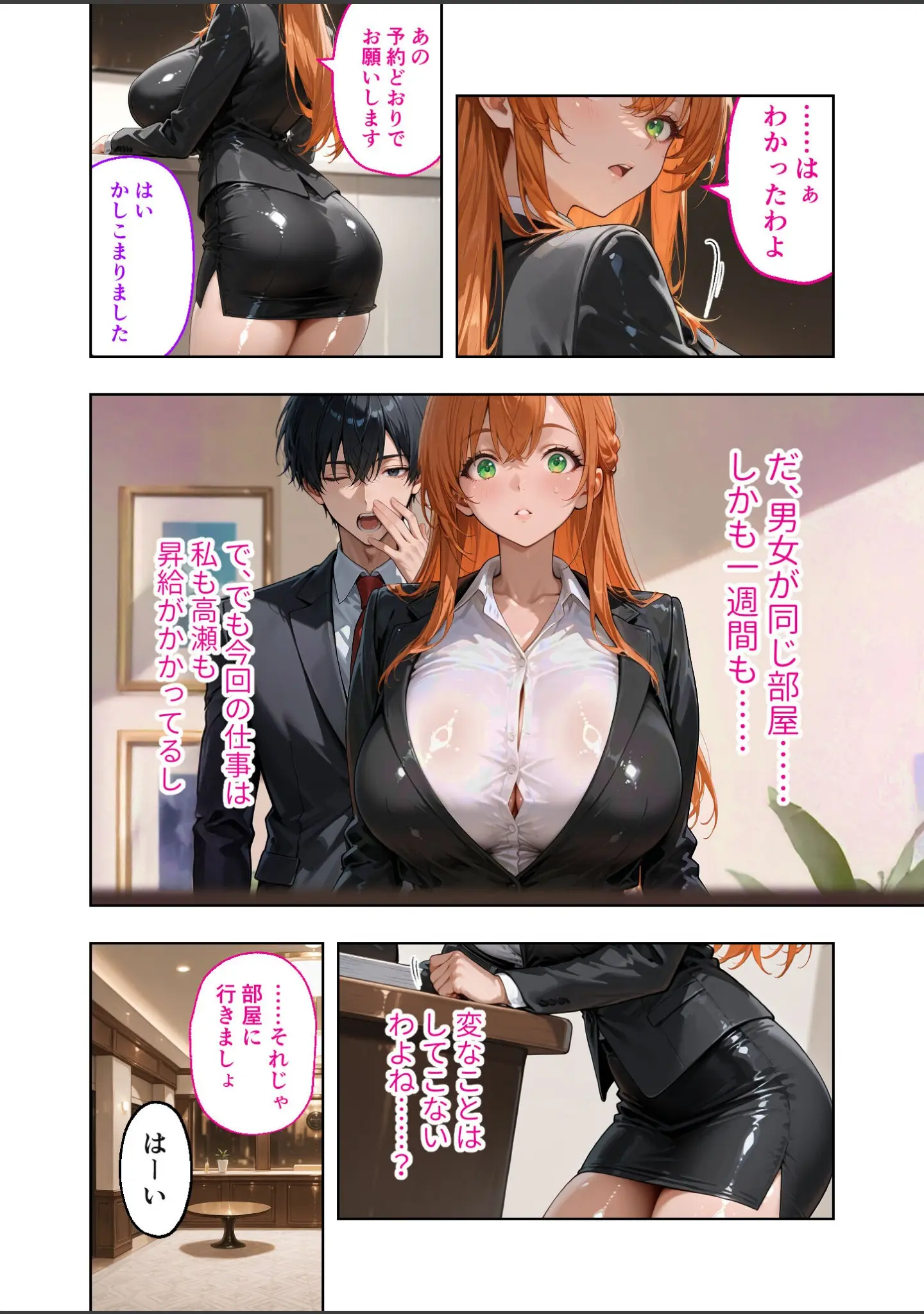 「お二人様一室、メス堕ちにつき 総集編 モザイク版」（ラビットフット） 試し読み 6ページ目