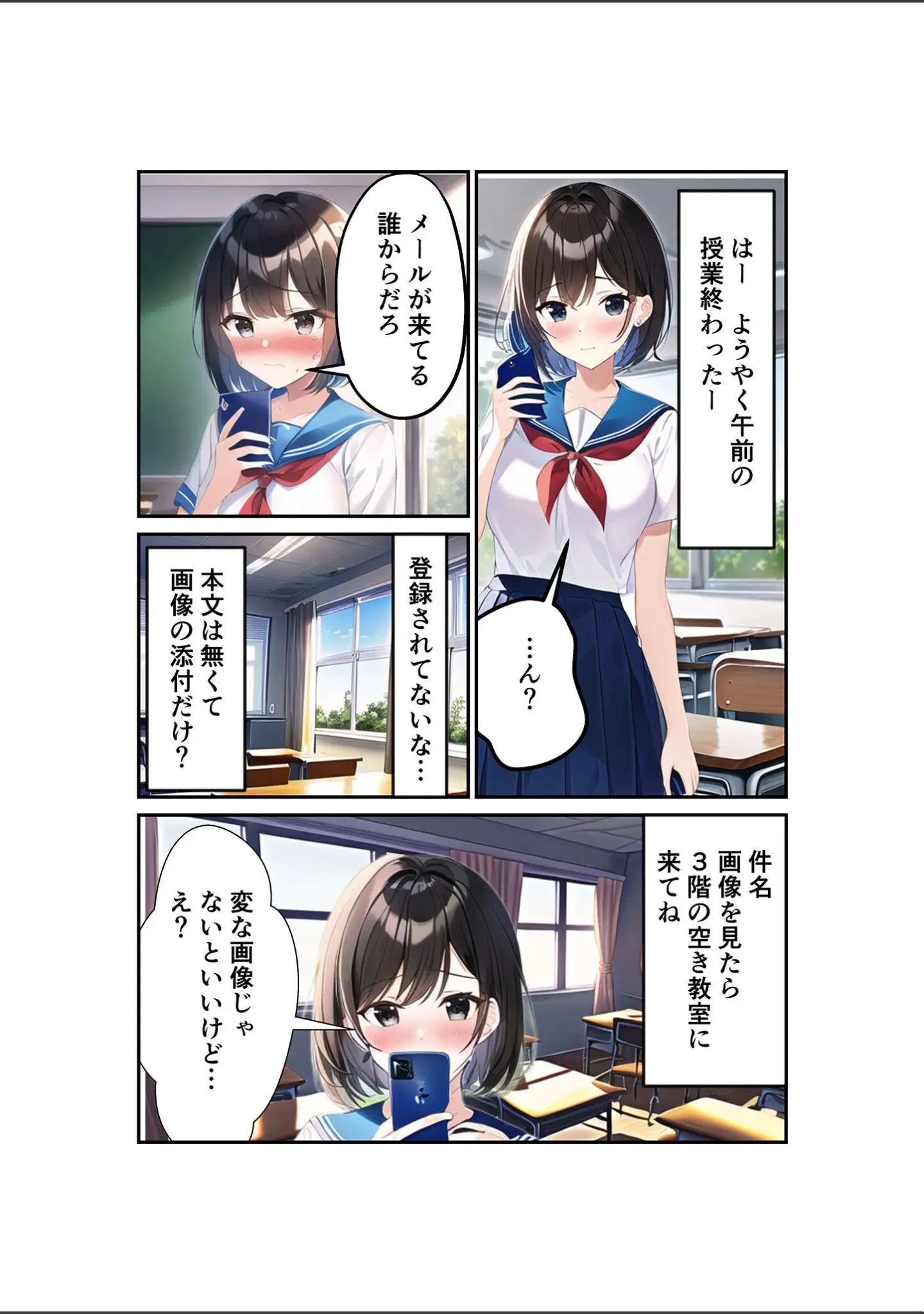 「浅石来海の受難（総集編） モザイク版」（朝露まほし） 試し読み 4ページ目
