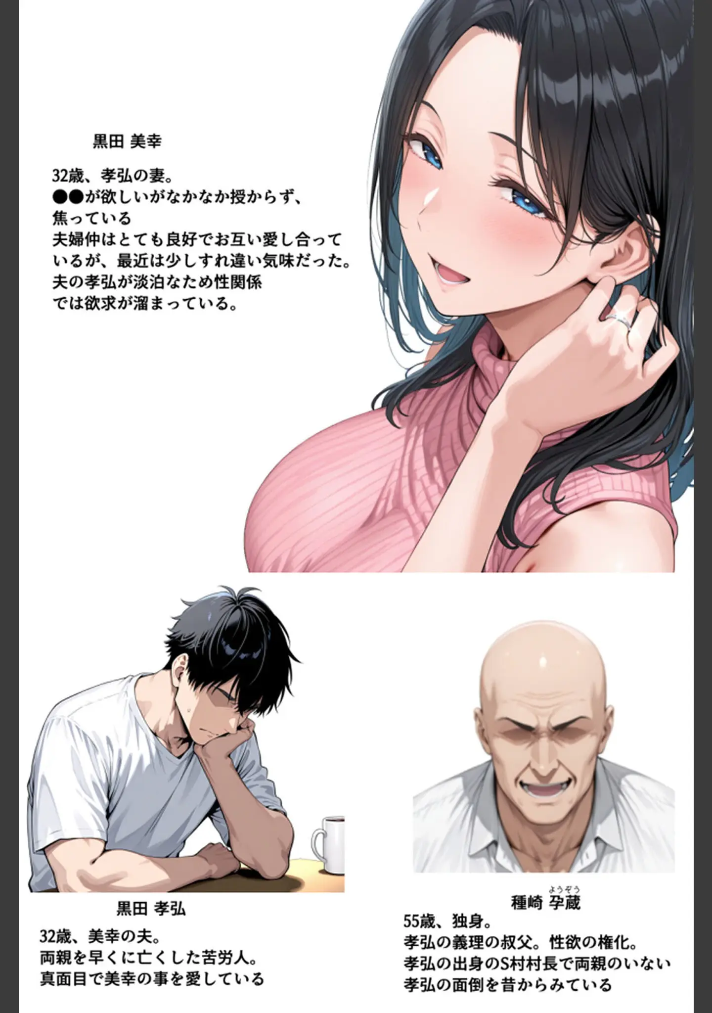 「●●を欲しがる俺の妻がなぜかドスケベ巫女服でNTRれた件 モザイク版」（きょこーの王国） 試し読み 2ページ目