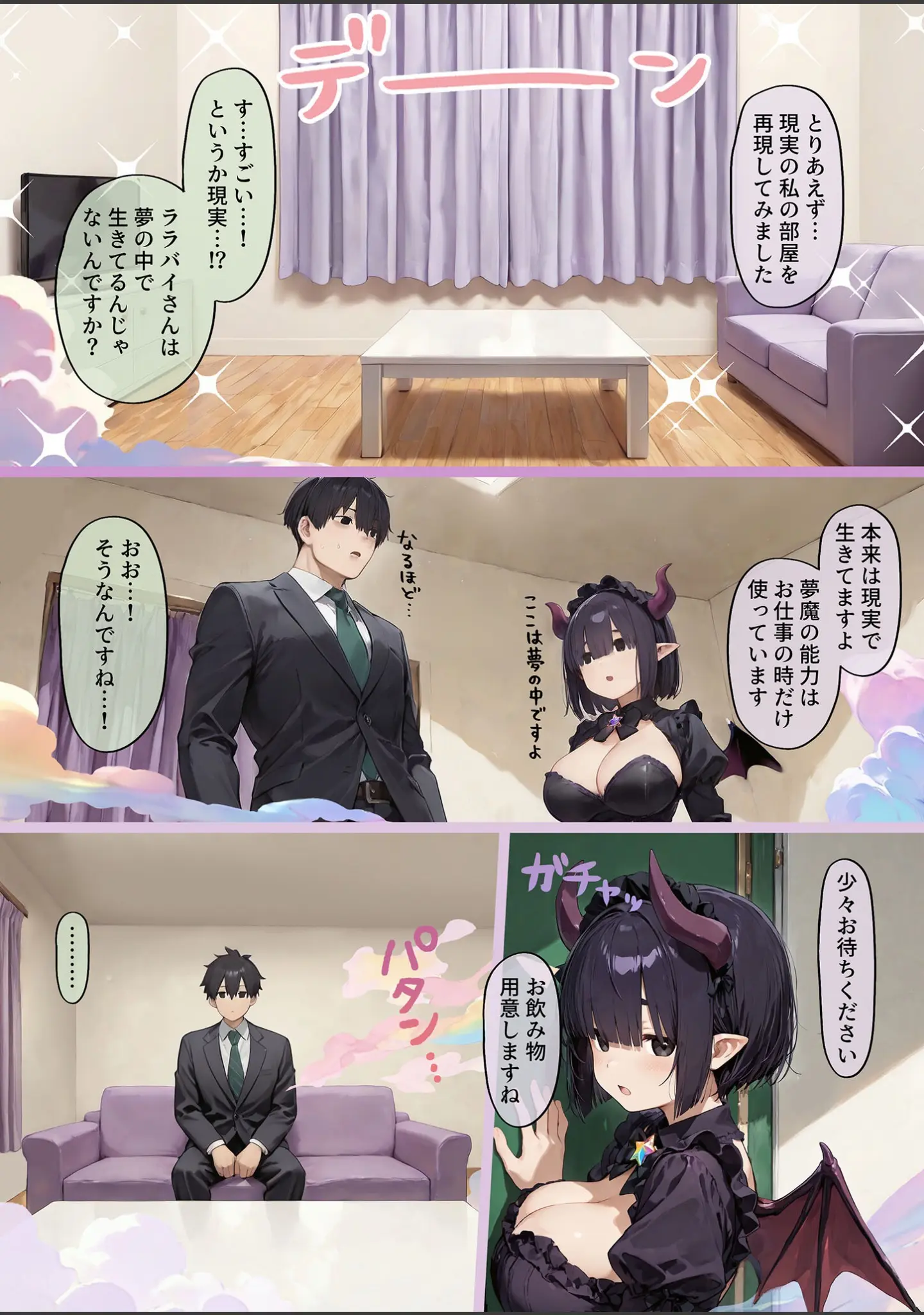 「夢見のララバイ モザイク版」（にゃんちぇると） 試し読み 11ページ目