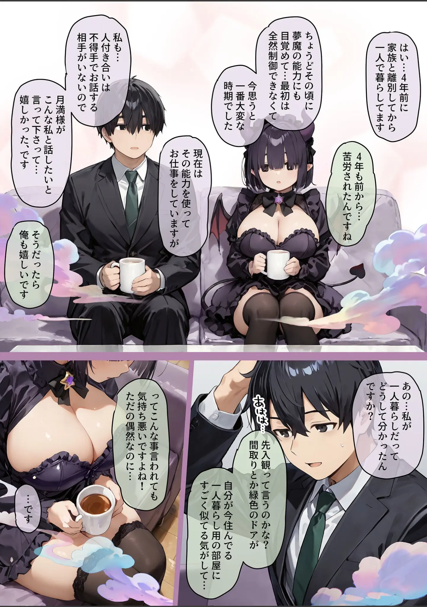 「夢見のララバイ モザイク版」（にゃんちぇると） 試し読み 13ページ目