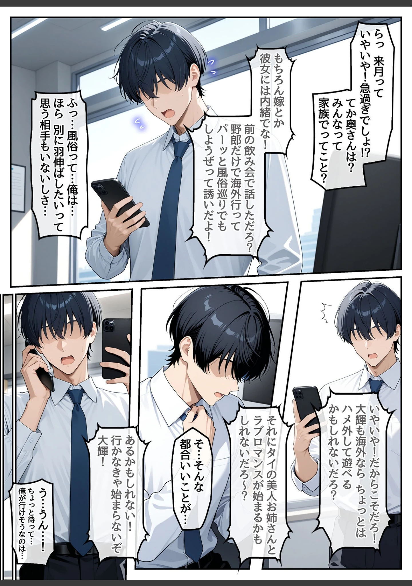 「童貞の俺が海外旅行先で出会った褐色美女と国際結婚して子作りしまくる話 モザイク版」（ハレノヒ） 試し読み 5ページ目