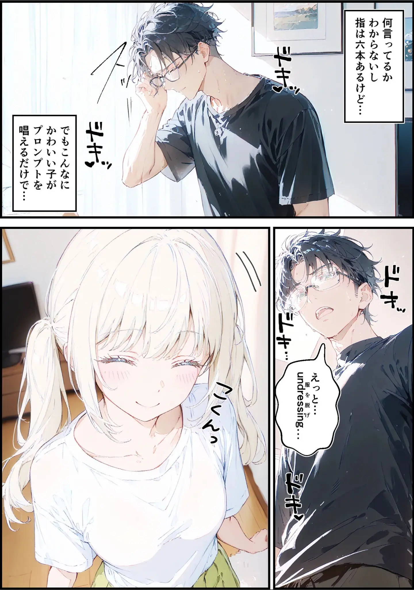 「あなたにアイを伝えに来たよ♪ モザイク版」（初恋ラボ） 試し読み 12ページ目