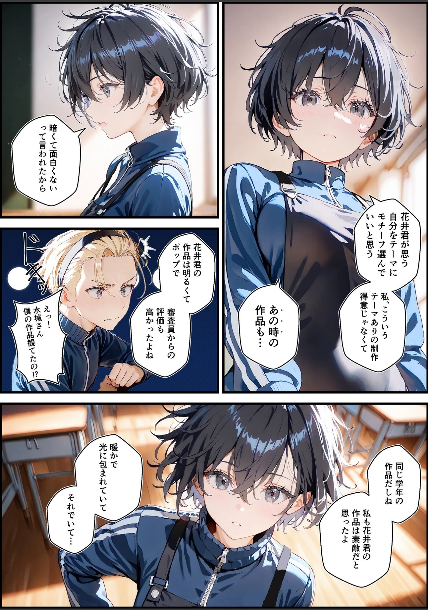 「君と僕の額縁 モザイク版」（初恋ラボ） 試し読み 15ページ目