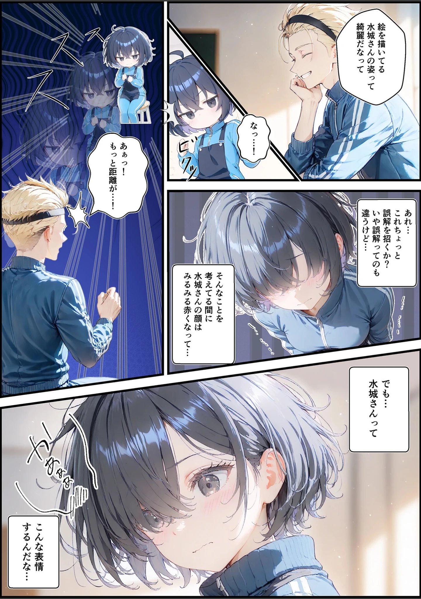 「君と僕の額縁 モザイク版」（初恋ラボ） 試し読み 19ページ目