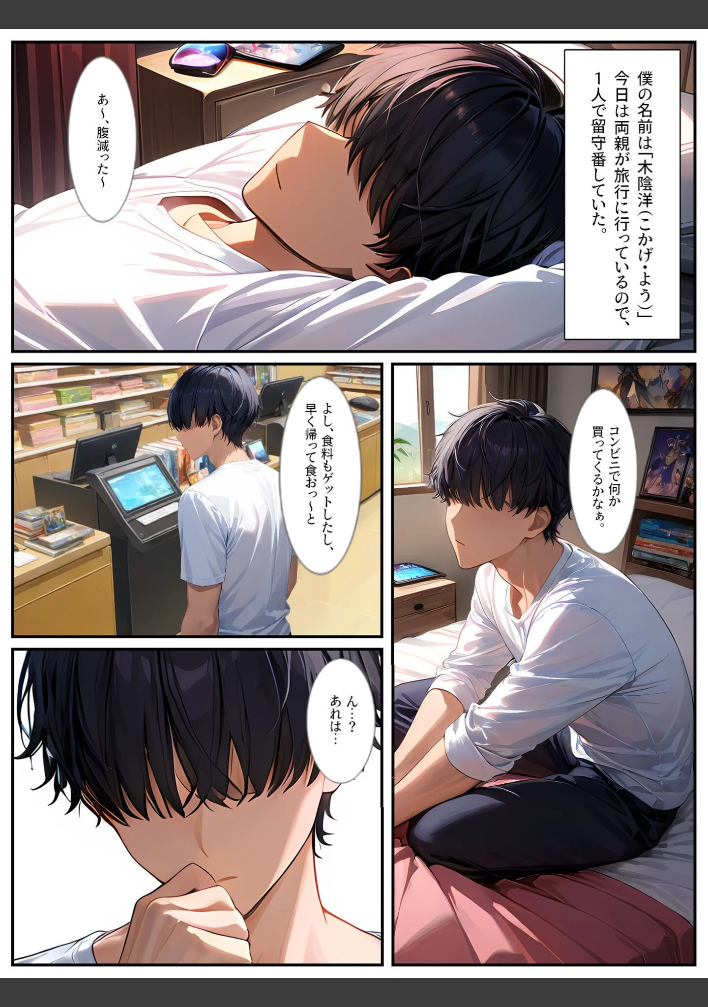「クラスメイトの黒ギャルに「泊めてくれたらエッチさせてあげる」と言われてセックスしたら、俺のチ●ポの虜になってヤリまくりました！ モザイク版」（StudioSR） 試し読み 5ページ目
