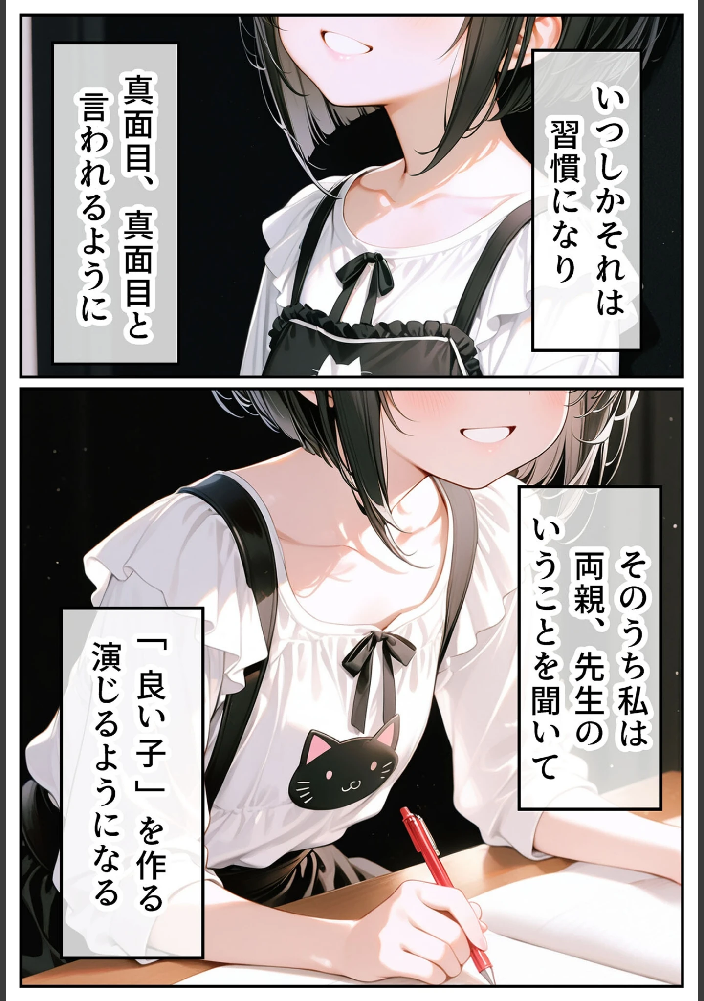 「偽りの優等生 〜先生と一緒の放課後〜 モザイク版」（ンチアーネのアトリエ） 試し読み 5ページ目