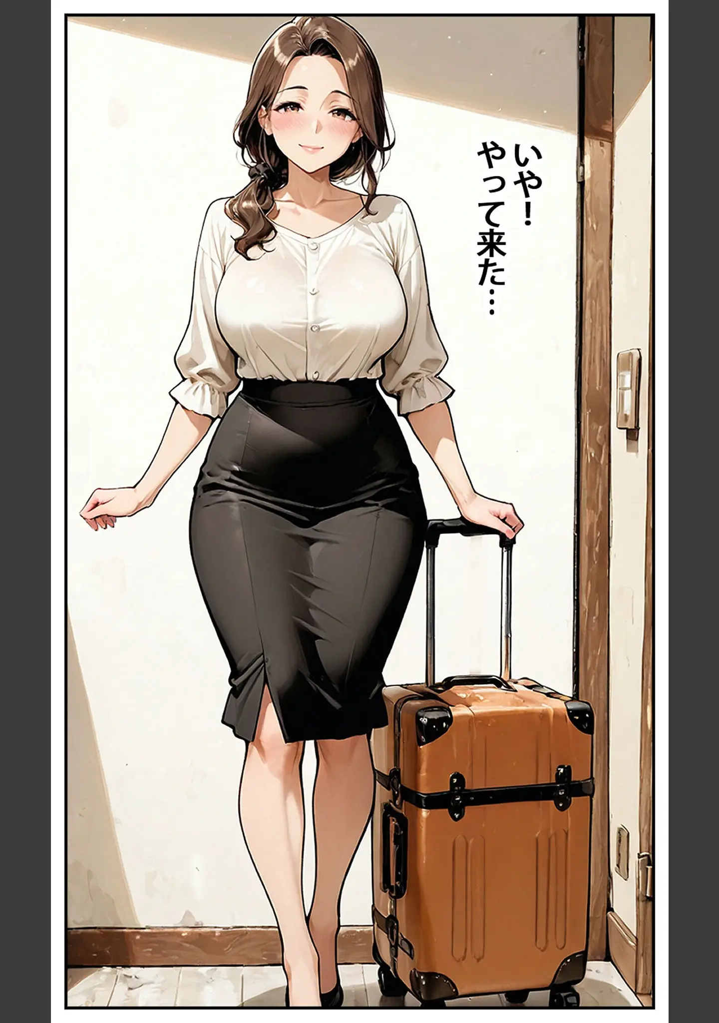 「商店街の福引き引いたら人妻が当たった モザイク版」（東京漫画研究所） 試し読み 9ページ目